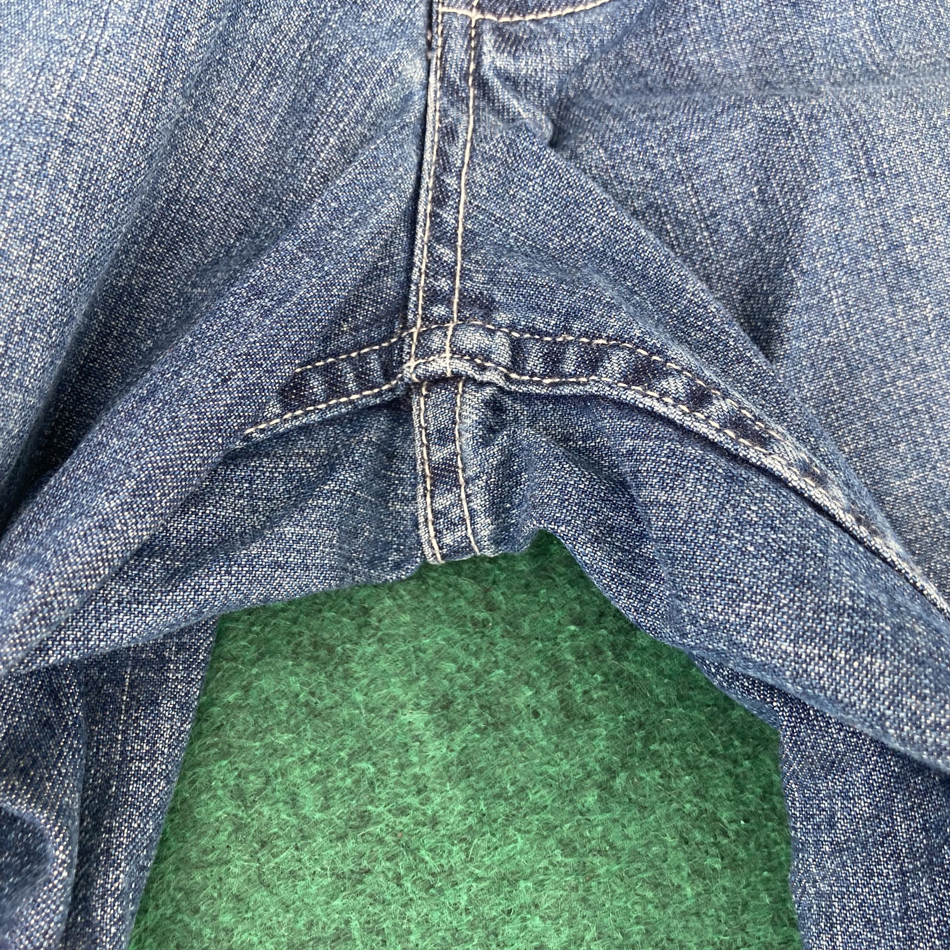Polo Ralph Lauren × Vintage Vtg Polo By Ralph Lauren Denim Trouser Baggy 90s Jeans Size US 36 / EU 52 - 7 Thumbnail