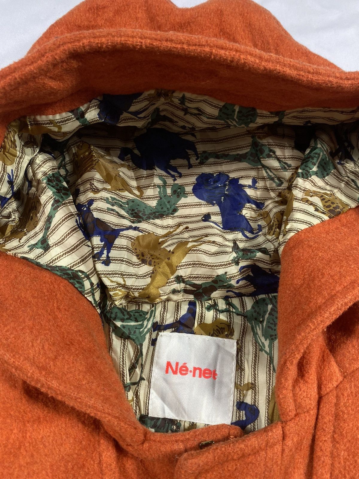 Ne-Net Net-Net Animal Wool Duffle Jacket By Issey Miyake Size US M / EU 48-50 / 2 - 6 Thumbnail