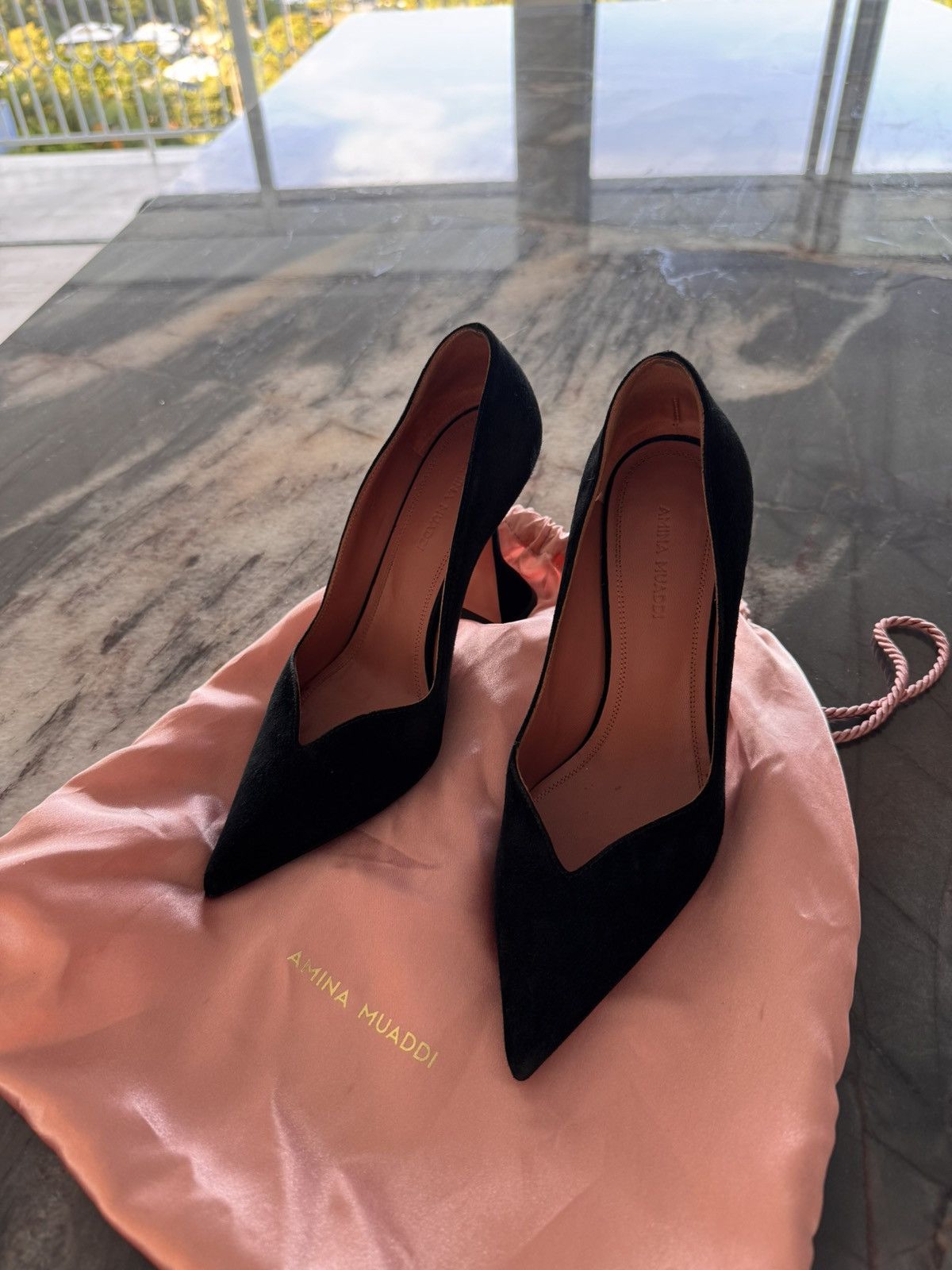 Amina Muaddi Amina Muaddi Ami heels size 36 Size US 6 / IT 36 - 1 Thumbnail