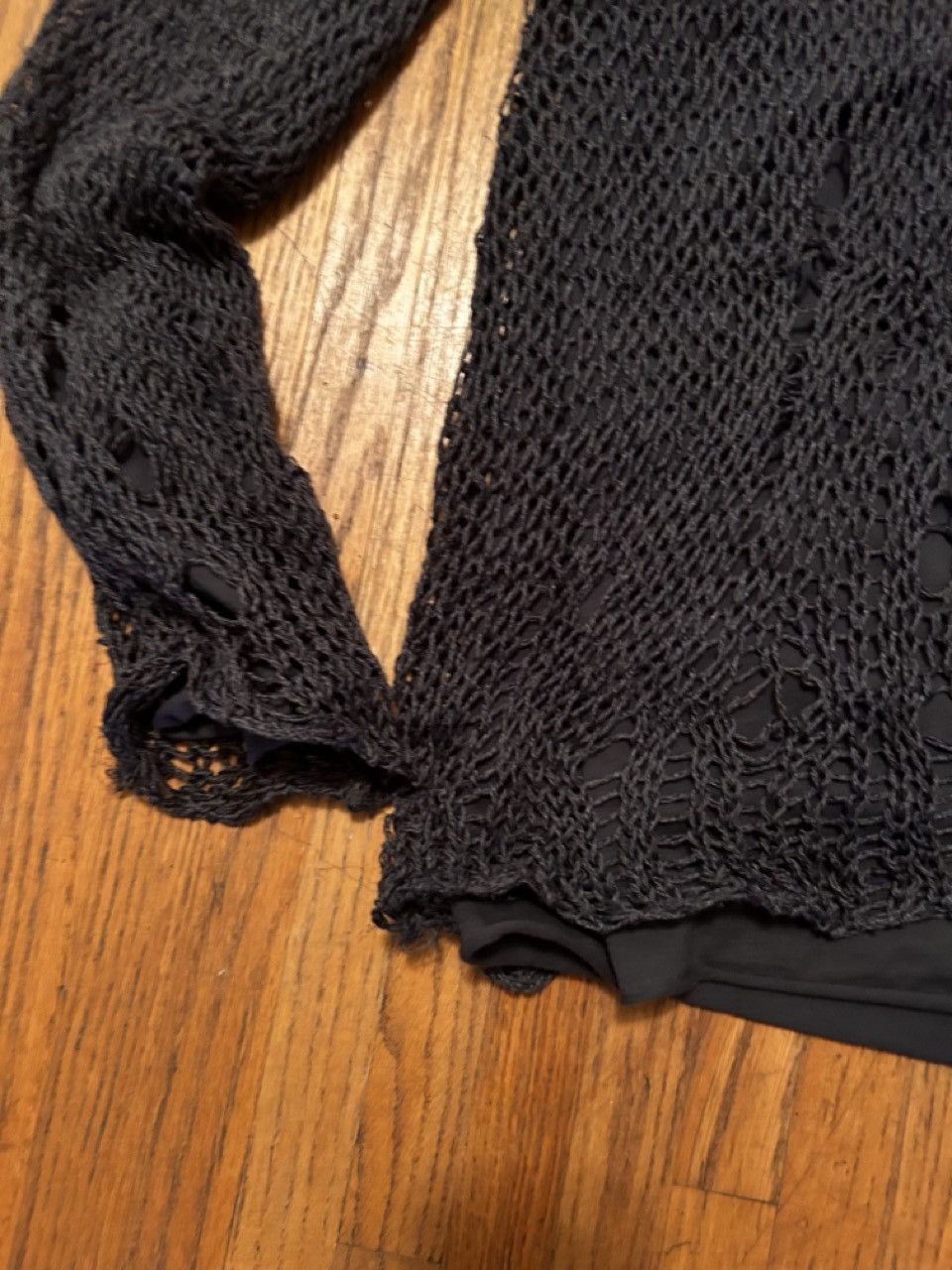 Shellac Layered loose knit sweater (2 pcs) Size US L / EU 52-54 / 3 - 3 Thumbnail
