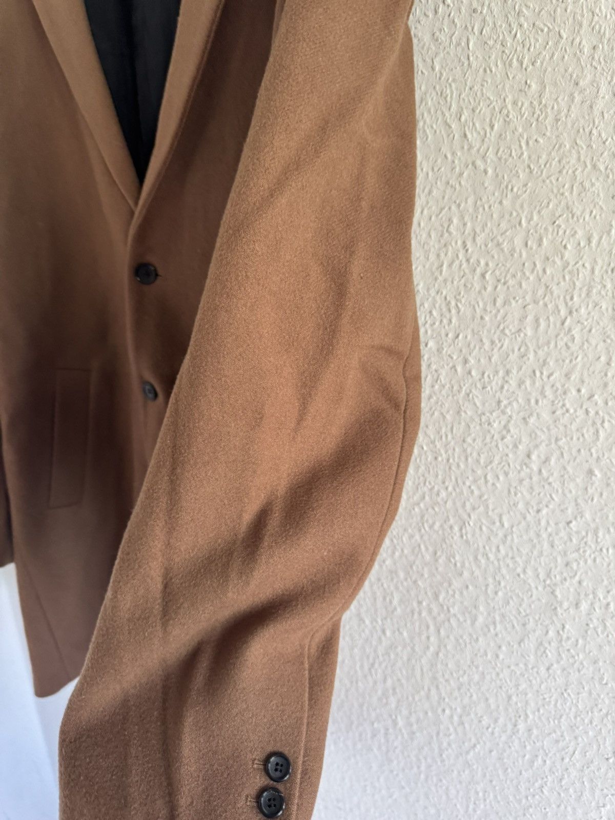 Gosha Rubchinskiy Single Breasted Brown Wool Coat Size US XL / EU 56 / 4 - 6 Thumbnail