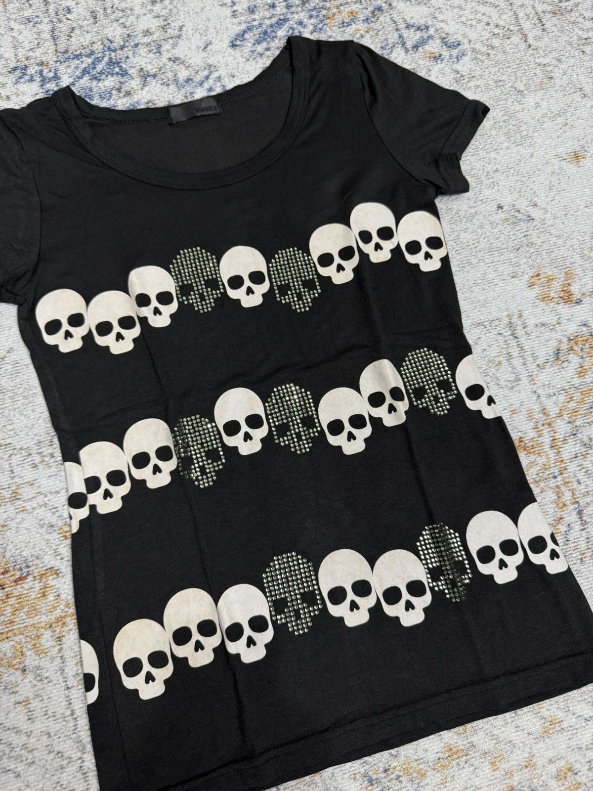 Japanese Brand Y2k gimick skull art ifsix style tshirt Size M / US 6-8 / IT 42-44 - 2 Thumbnail