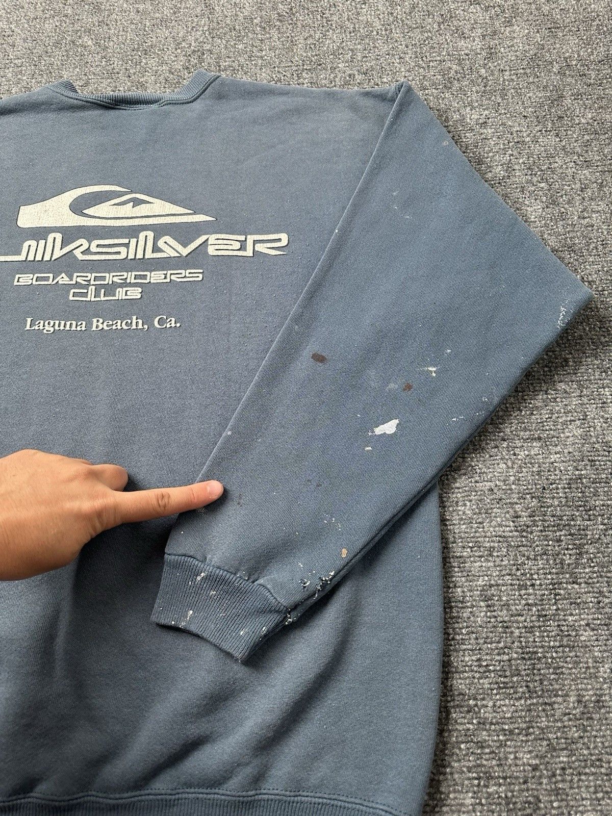 Quiksilver Mens Sweatshirt Quiksilver Boardriders Laguna Beach USA Sz L Size US L / EU 52-54 / 3 - 9 Thumbnail