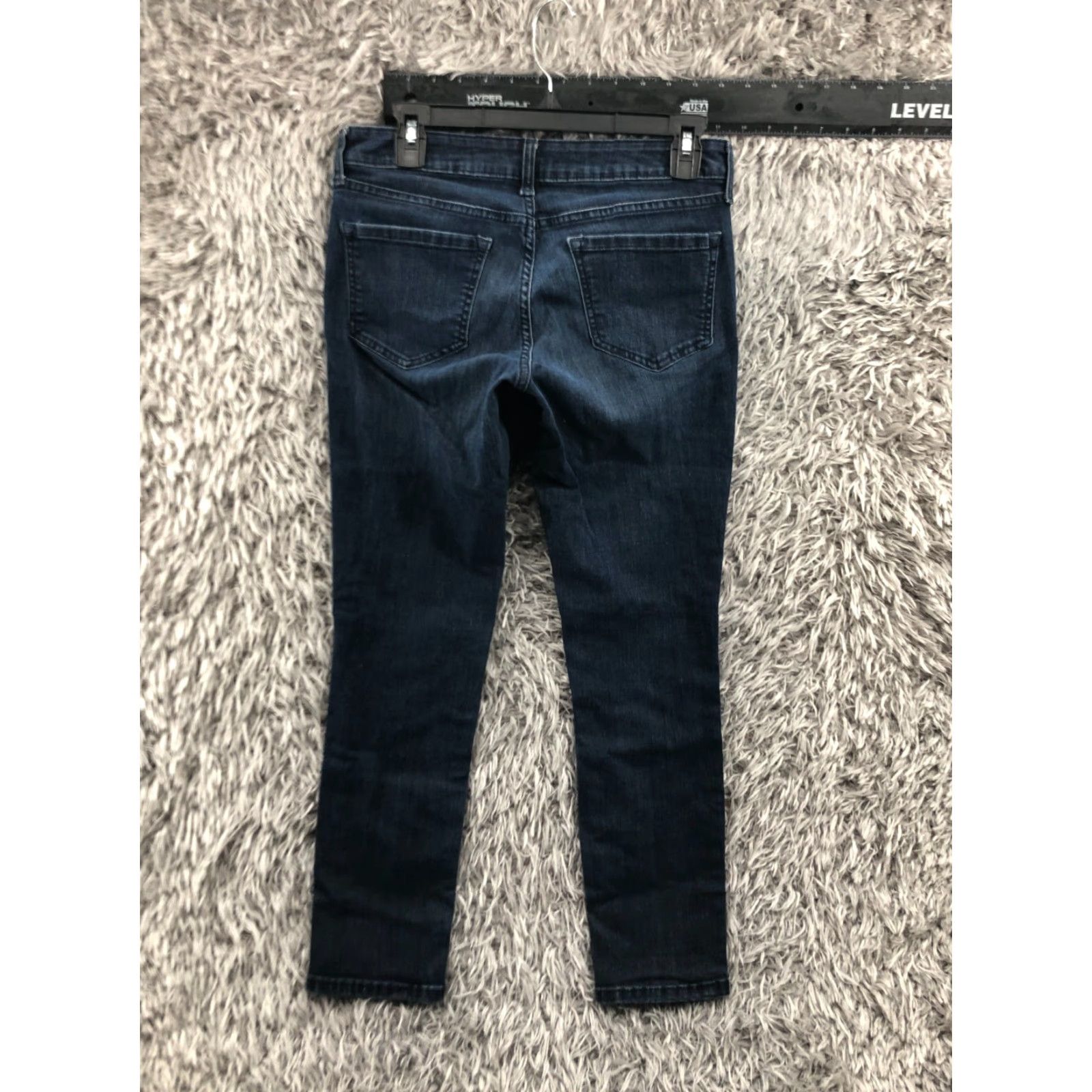 Old Navy Old Navy Rockstar Jeans Size 10 Womens Medium Wash Blue Skinny Denim Five-Pocket Regular Rise 28in Belt Loops Size 32" / US 10 / IT 46 - 5 Thumbnail