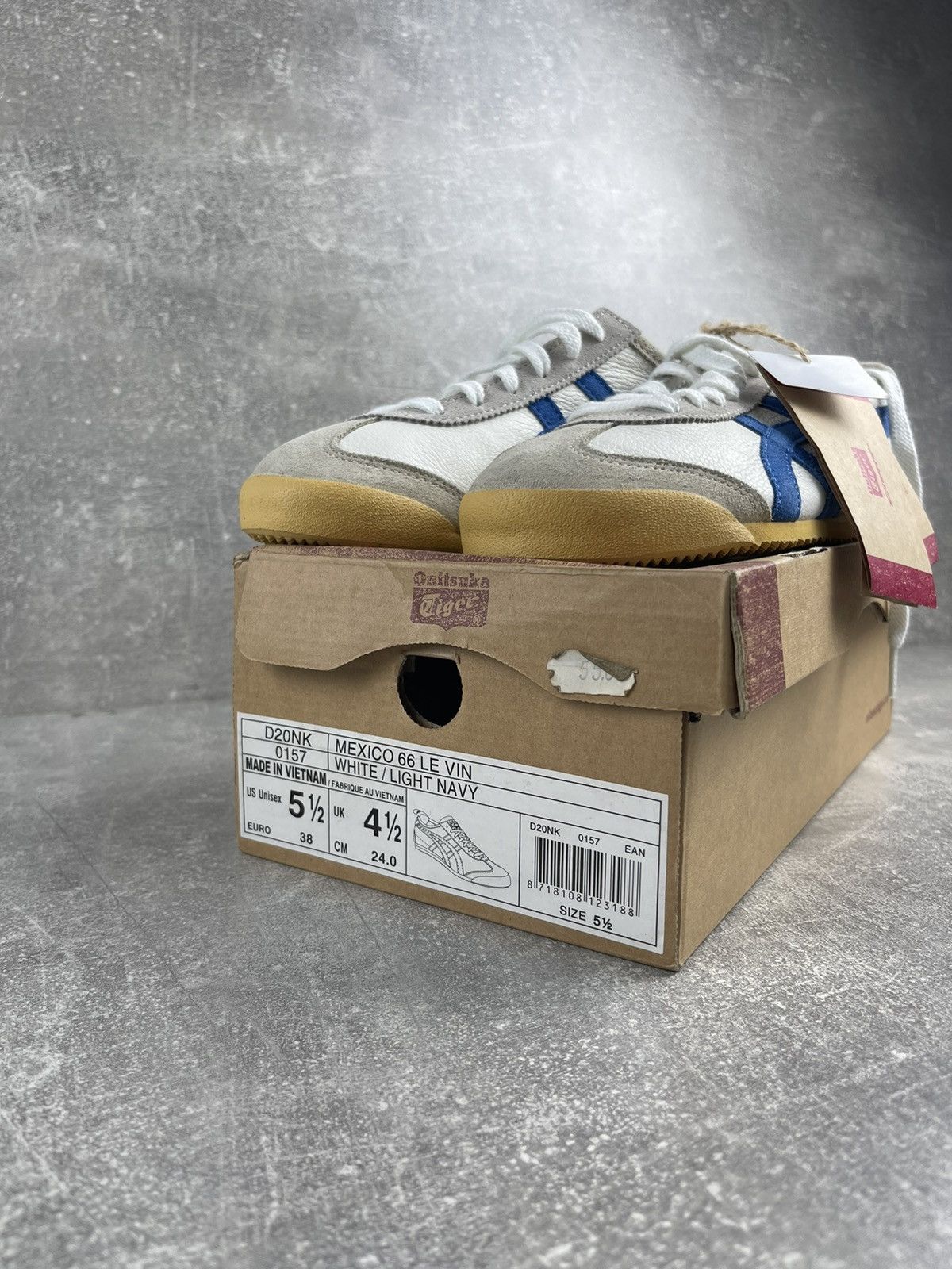 Onitsuka Tiger × Vintage Vintage Onitsuka Tiger Mexico 66 Le Vin Leather Sneakers Size US 8 / IT 38 - 8 Thumbnail