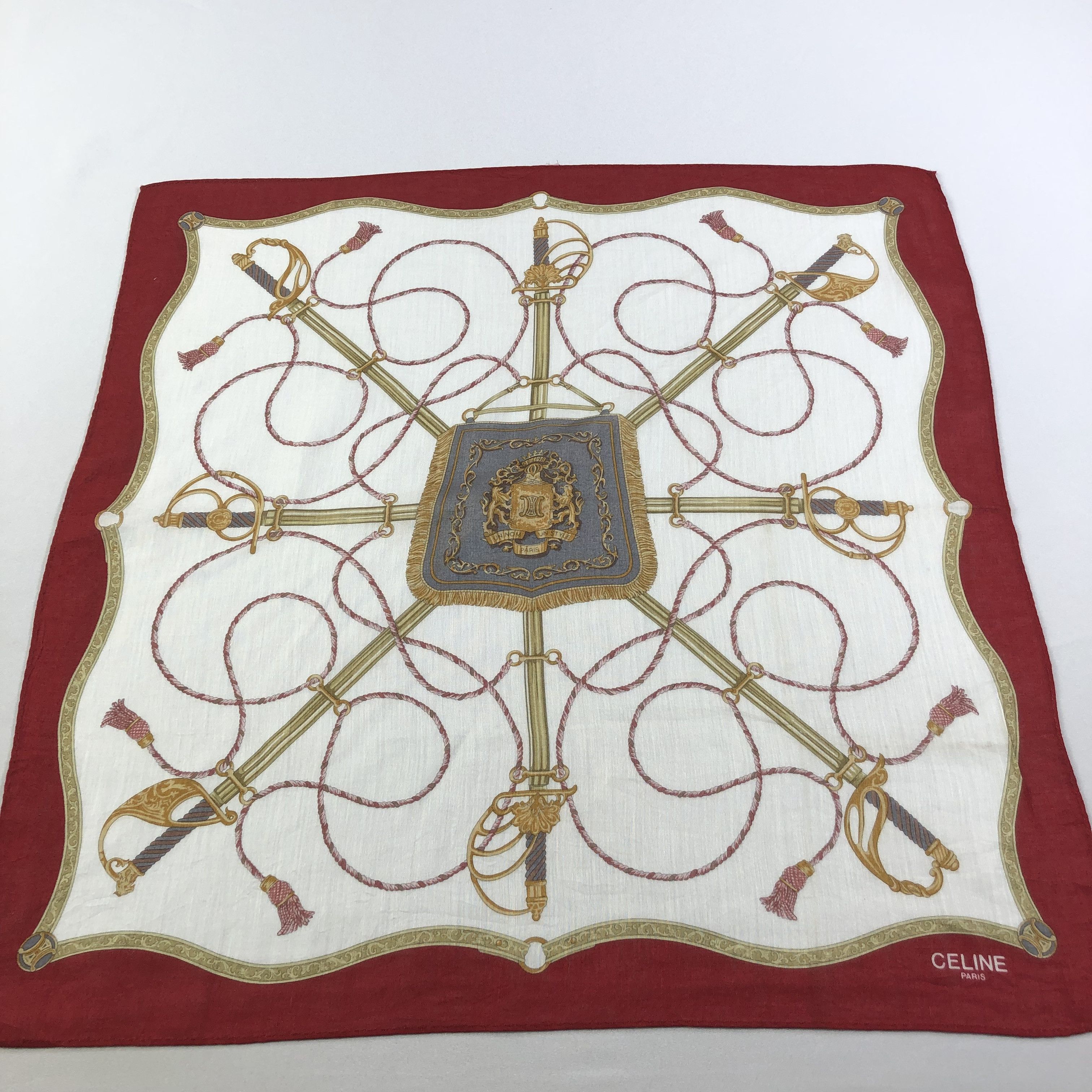 Celine Celine Handkerchief Neckerchief Bandana H1599 Size ONE SIZE - 1 Thumbnail