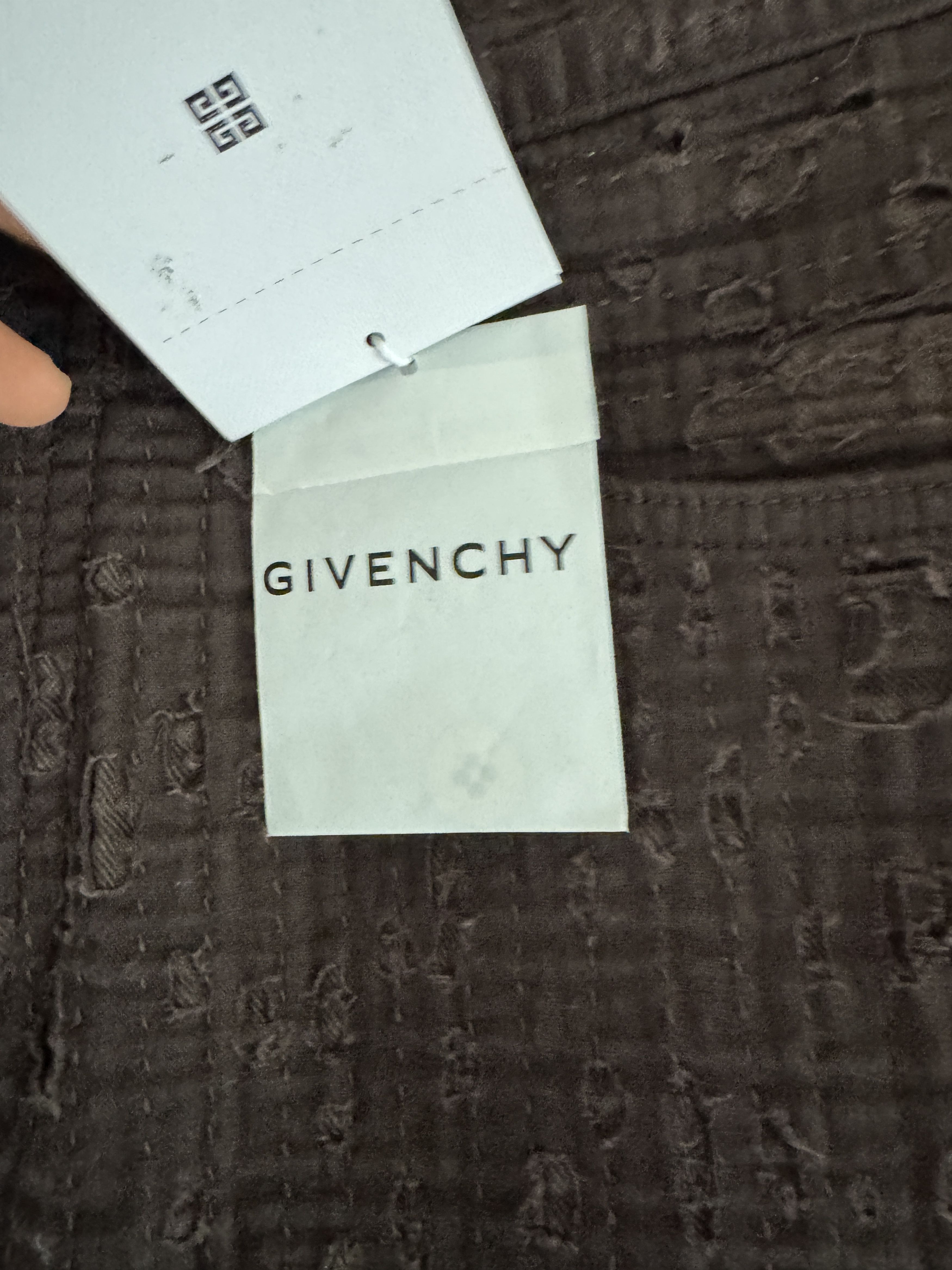 Givenchy Dark Brown 4G Boro Jeans Size US 33 - 3 Thumbnail