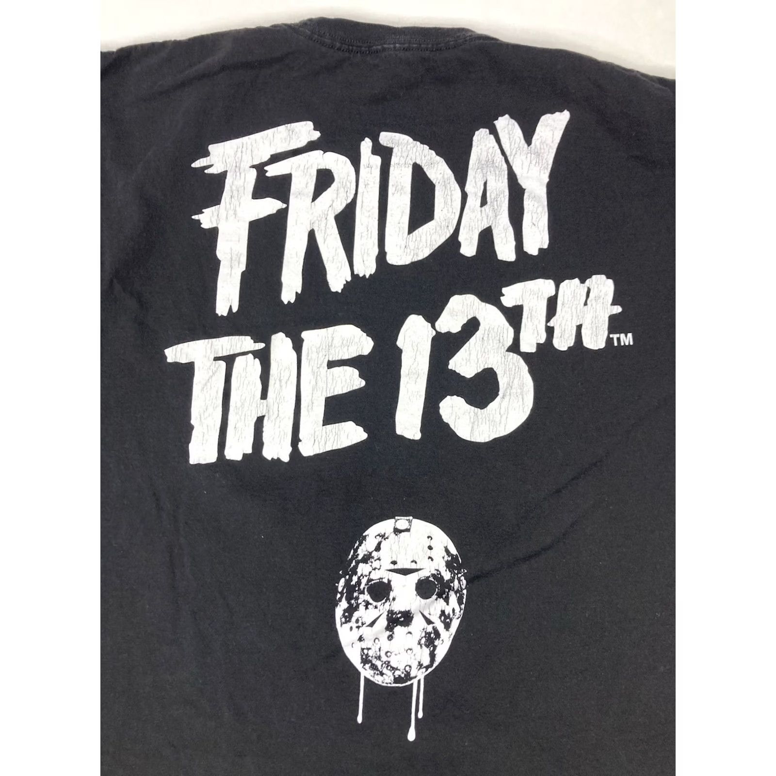 Vintage Friday The 13th T-Shirt Men XXL Black Graphic Print 2XL Halloween Horror Movie Logo Shirt Size US XXL / EU 58 / 5 - 4 Thumbnail