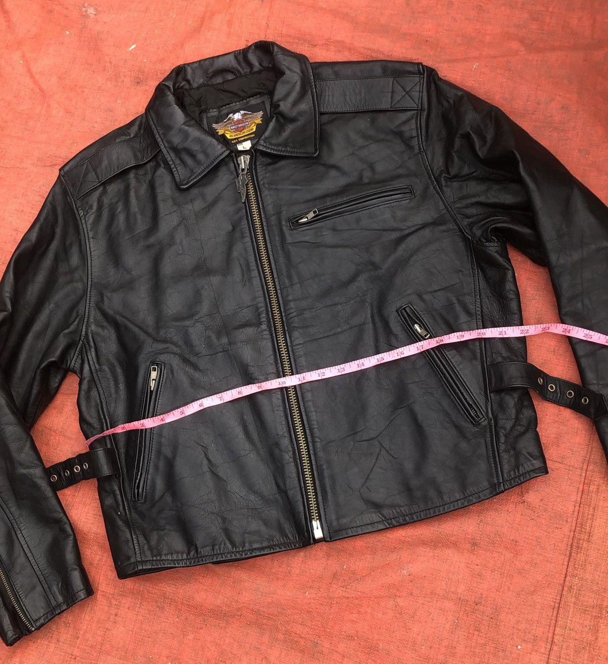 Harley Davidson HARLEY DAVIDSON LEATHER JACKET Size US L / EU 52-54 / 3 - 22 Thumbnail