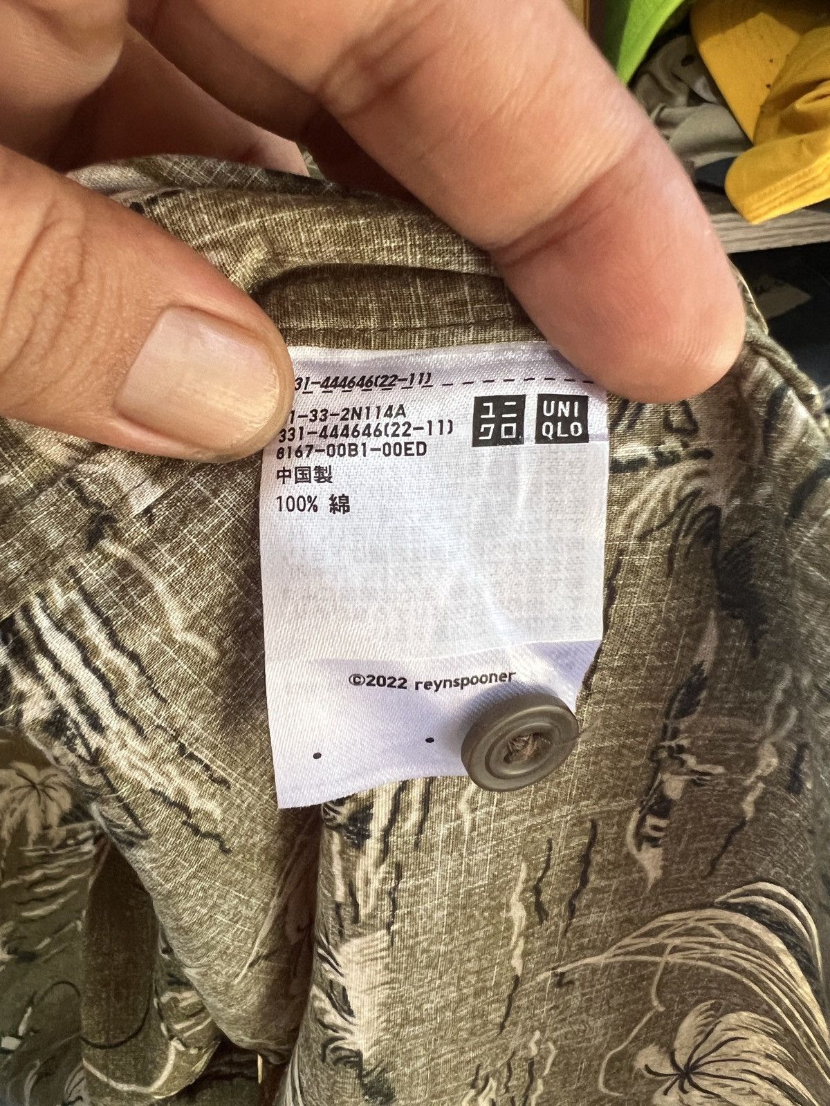 Reyn Spooner 🔥Rare Reyn Spooner x Uniqlo Fullprinted Shirt Size US M / EU 48-50 / 2 - 10 Thumbnail