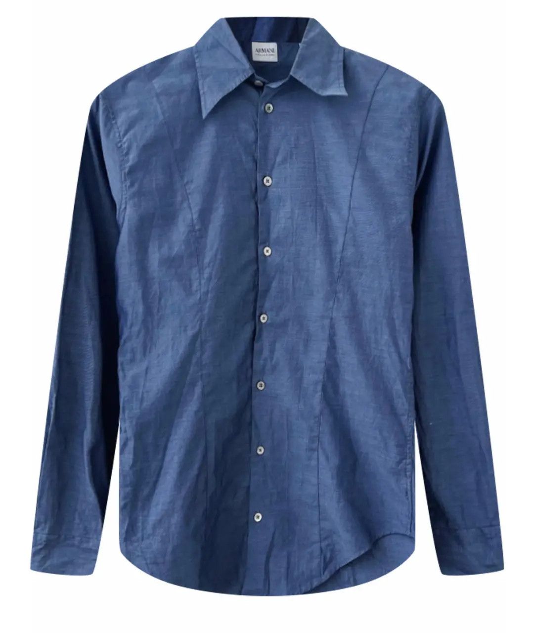 image of Armani Collezioni Shirt S in Navy, Men's (Size Small)