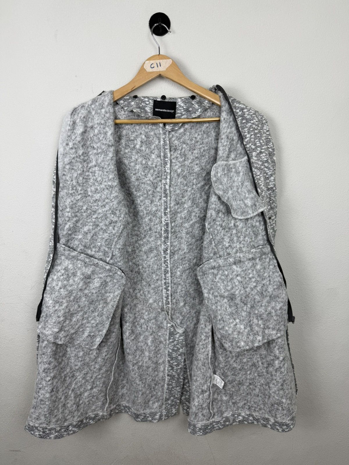 semanticdesign Vintage Semantic Design Zip Up Overcoat Size US L / EU 52-54 / 3 - 14 Thumbnail