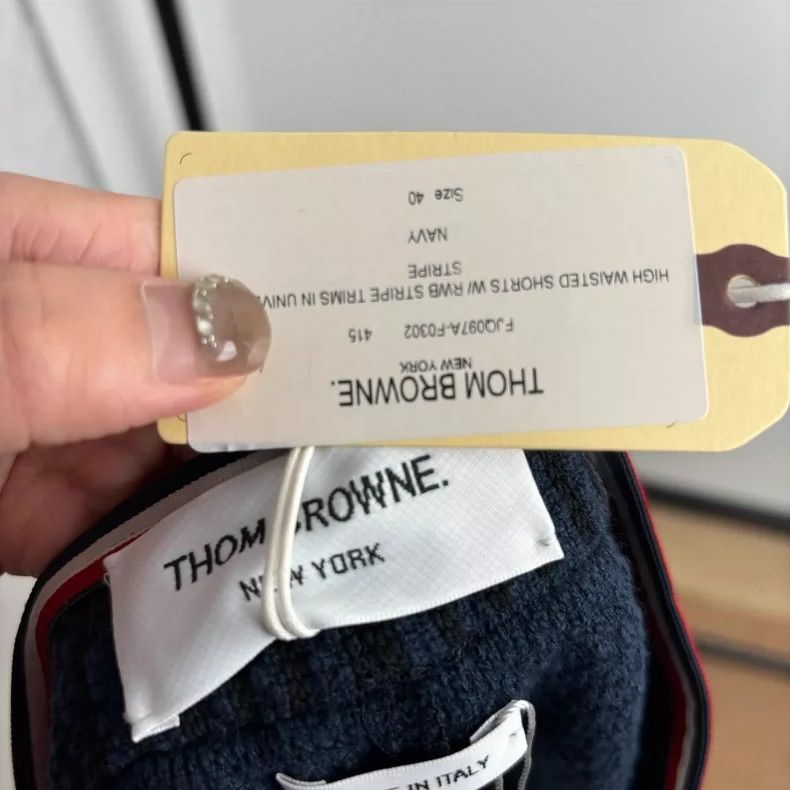 Thom Browne Thom Browne Blue and grey shorts Size US 40 / EU 56 - 5 Thumbnail