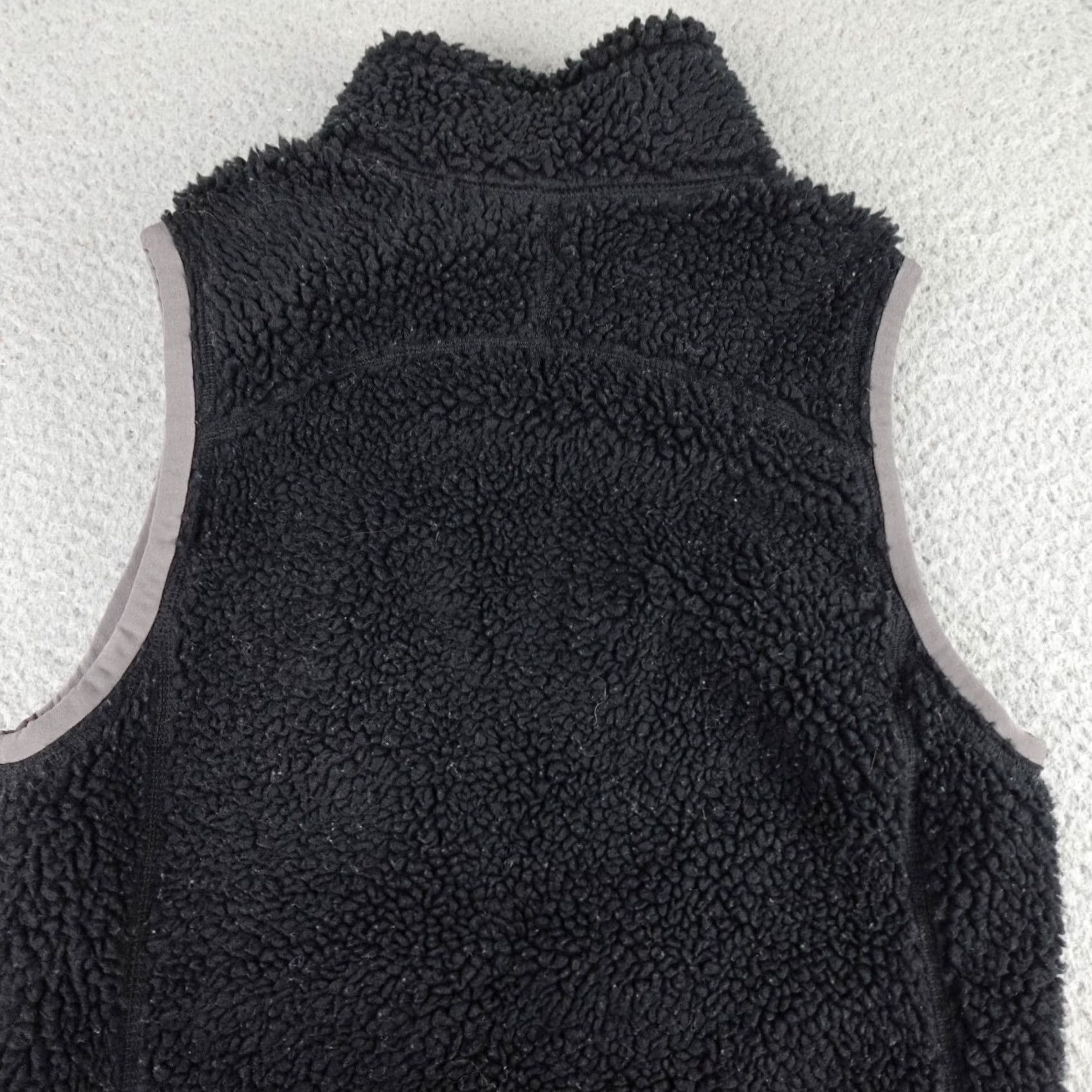 Vintage LL Bean Vest Womens XXS Black Fleece Sleeveless Full Zip Hiking Outdoor Size XXS / US 00 / IT 34 - 7 Thumbnail