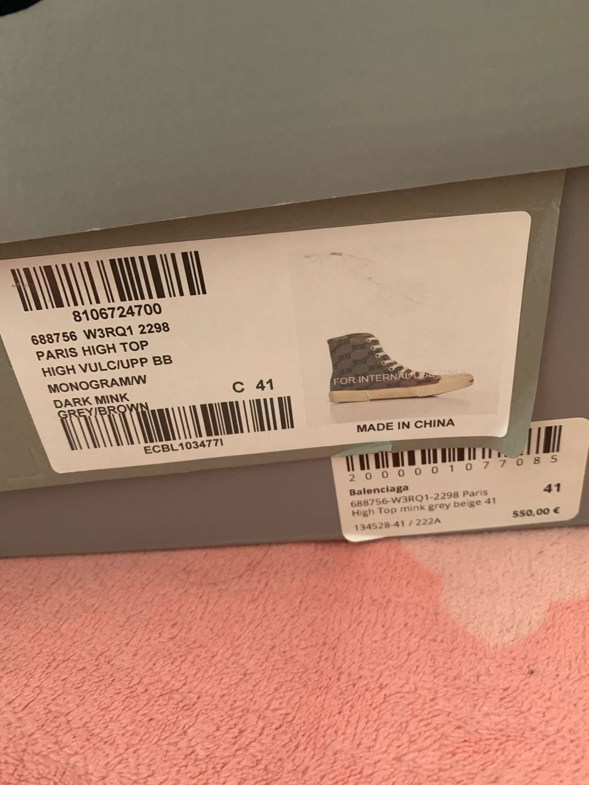 Balenciaga Balenciaga Paris Logo Hightop Sneaker Sz.41 Size US 11 / IT 41 - 8 Thumbnail