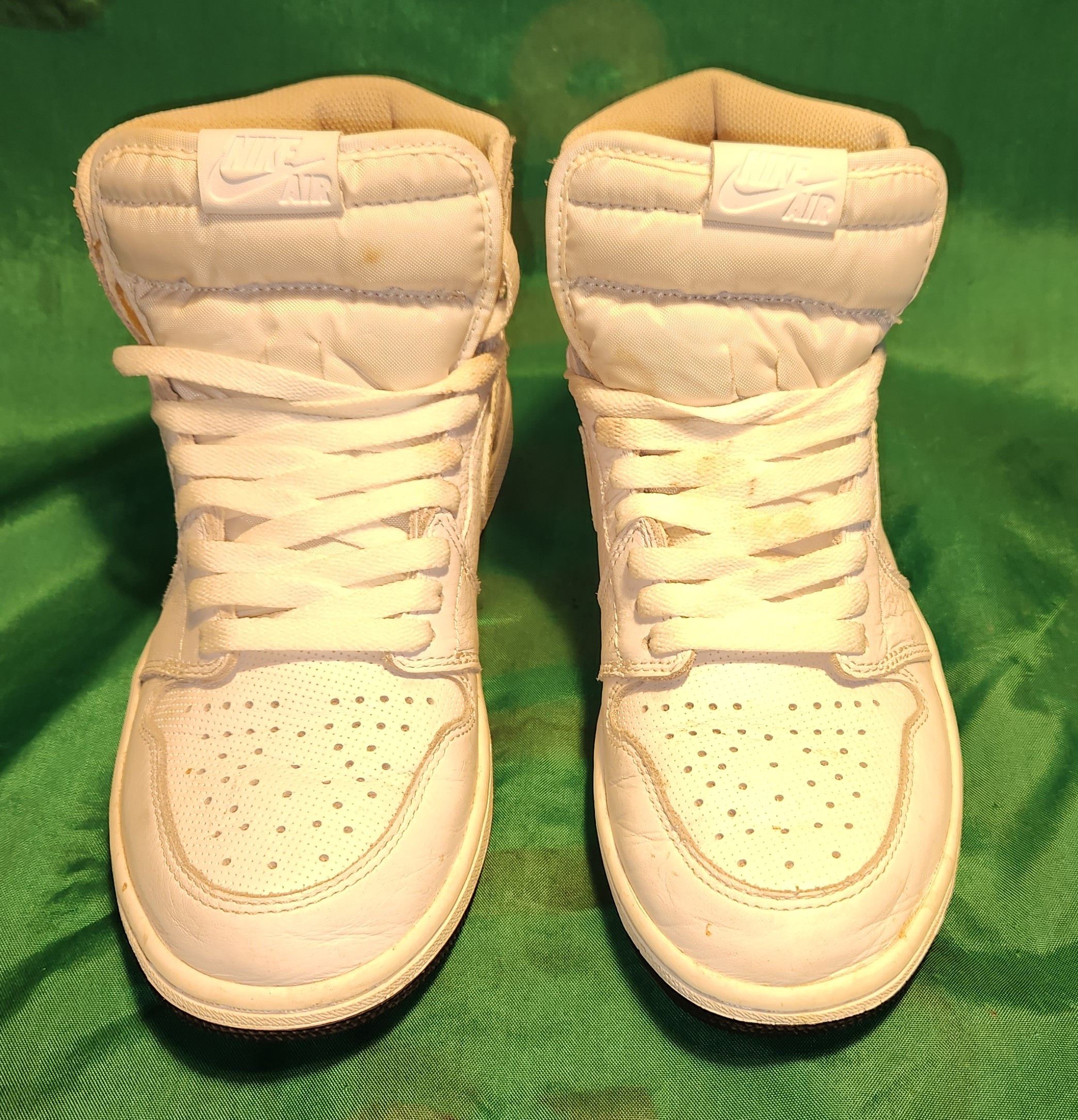 Nike Nike Jordan 1 Retro White Perforated - Size 8 Size US 8 / EU 41 - 3 Thumbnail