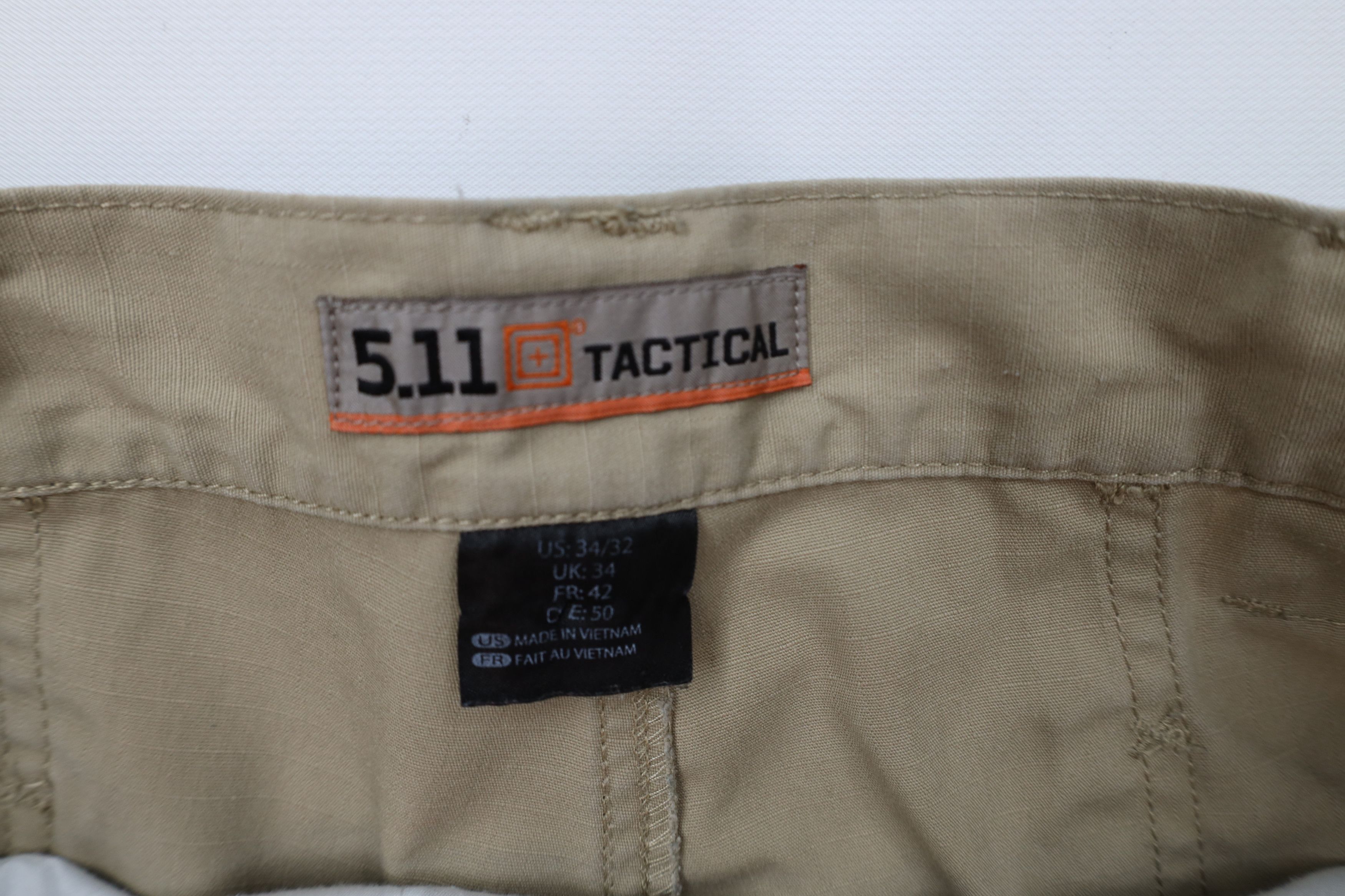 Vintage 5.11 Tactical Series Pro Ripstop Uniform Cargo Pants Brown Size US 34 / EU 50 - 8 Thumbnail