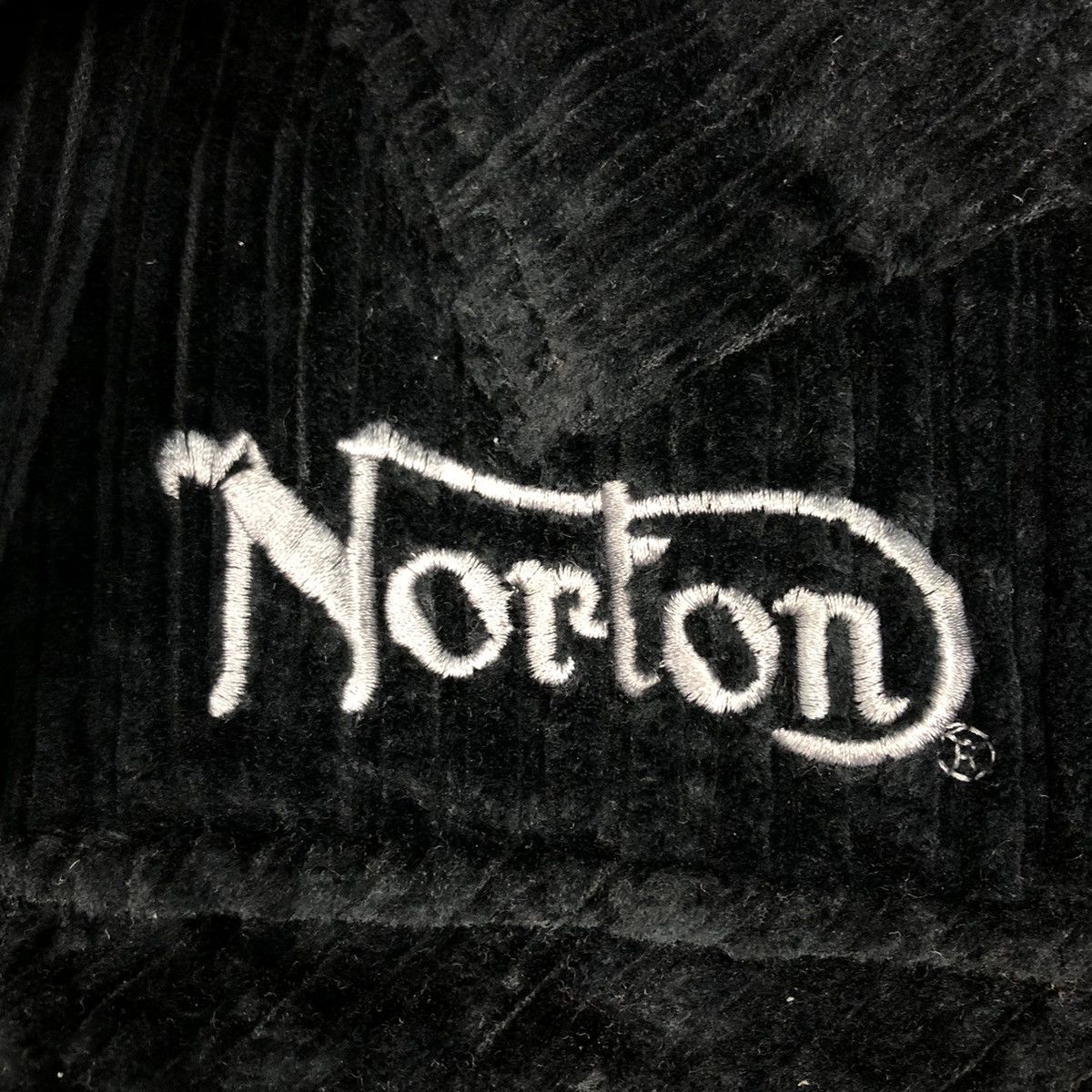 Japanese Brand × Norton 📌Biker Jacket Rich Black Norton Embroidered Big Logo Size US M / EU 48-50 / 2 - 18 Thumbnail