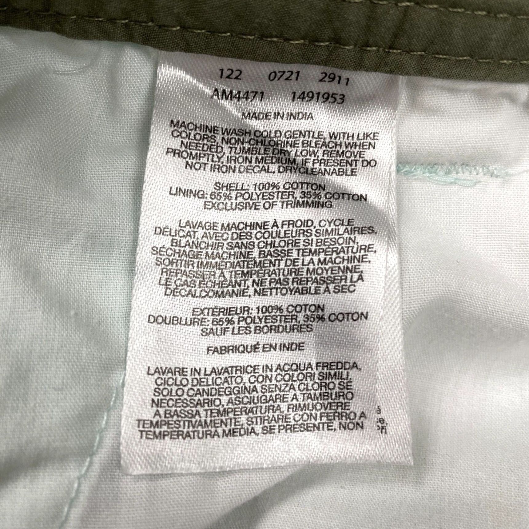 Vintage Columbia Chino Shorts 36 Green Solid Cotton Pockets Active Outdoor Mens Size US 36 / EU 52 - 4 Thumbnail
