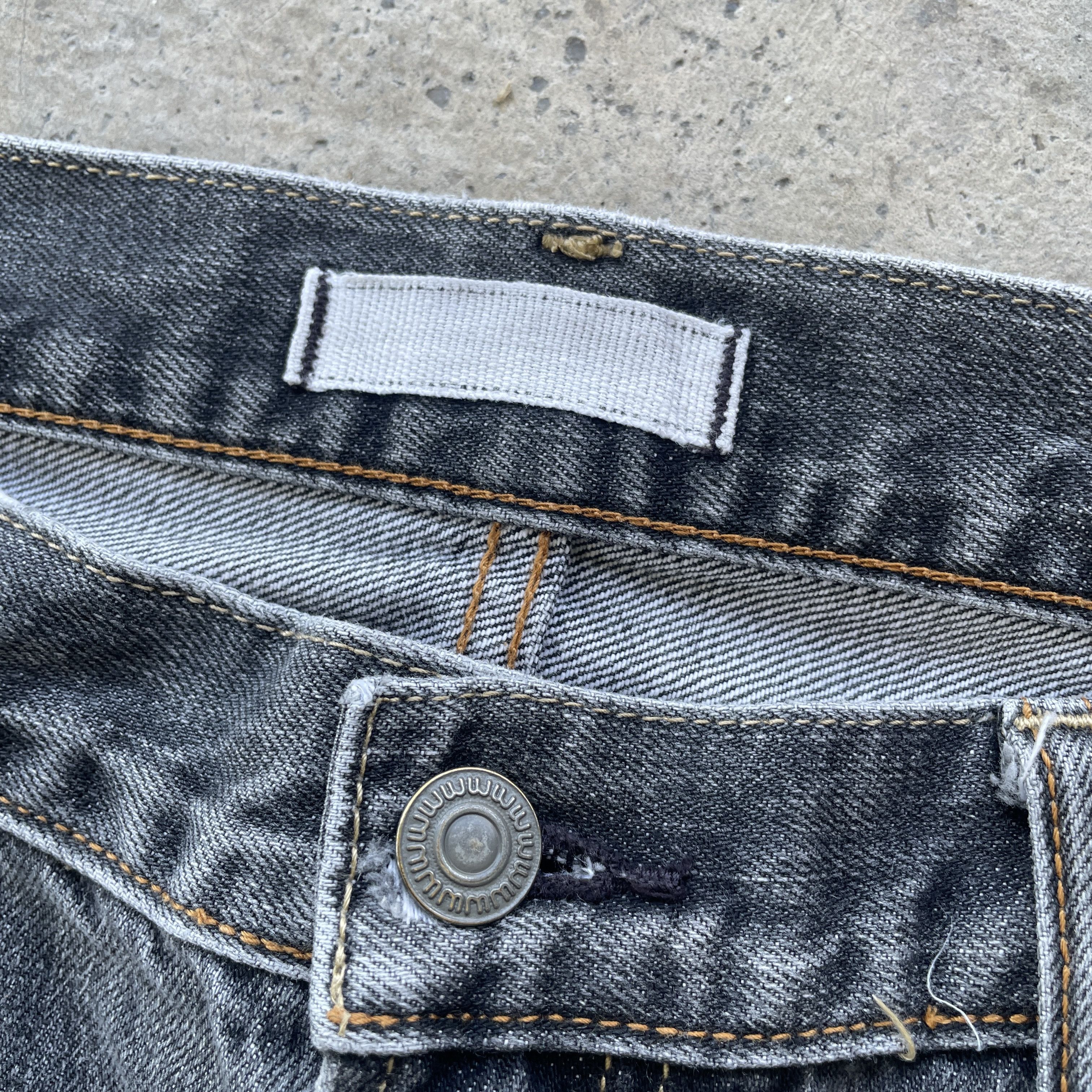Japanese Brand × Vintage VINTAGE JAPANESE JEANS BLACK FADED DENIM PANTS W33x29 Size US 33 - 6 Thumbnail