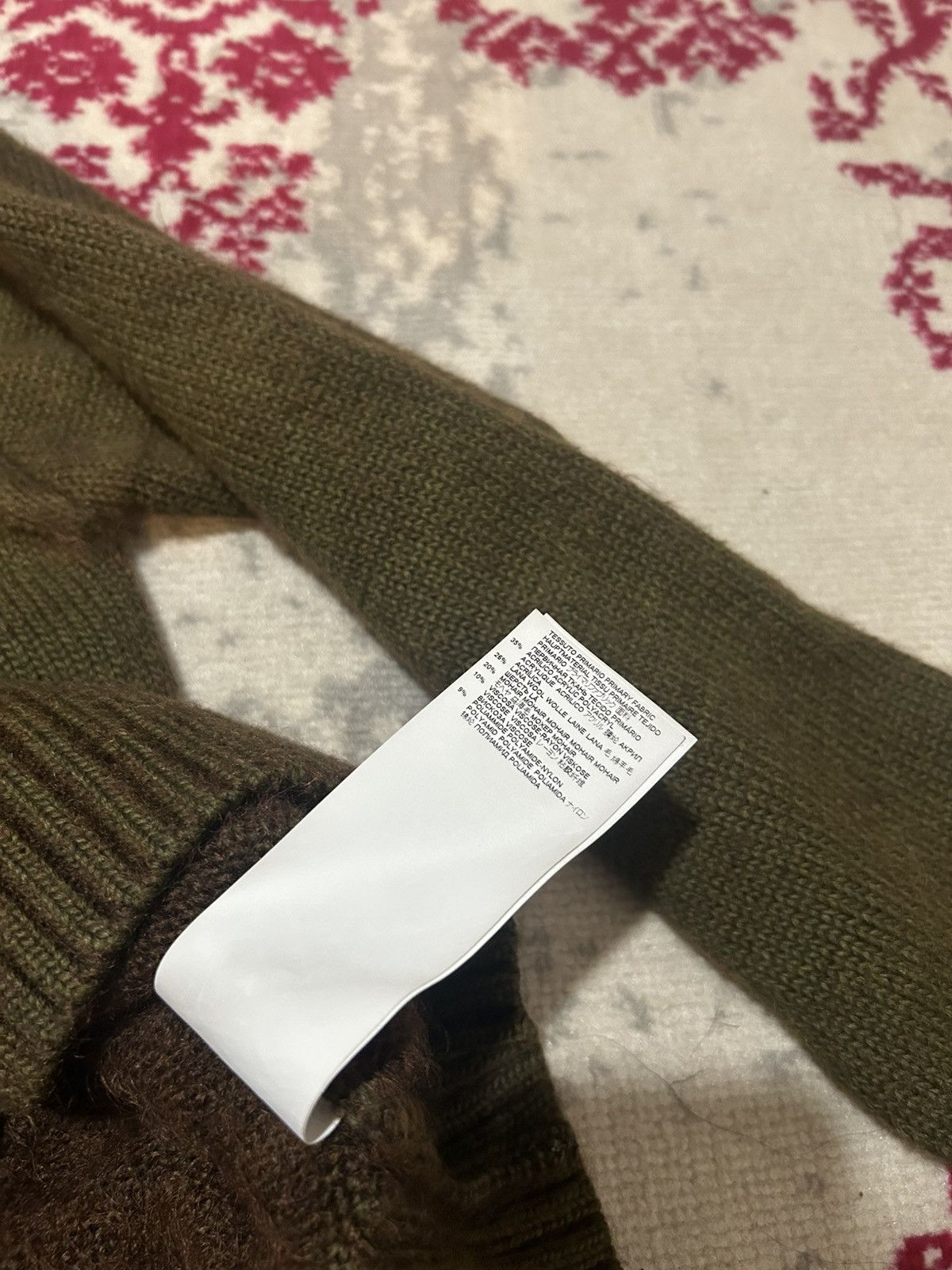 Maison Margiela Maison Margiela Khaki Wool Blend Sweater Size US M / EU 48-50 / 2 - 5 Thumbnail