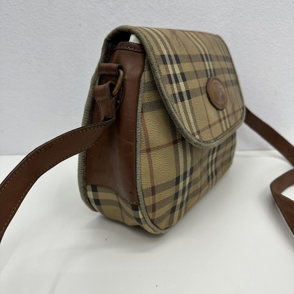 Burberry ‼️YES‼️ VINTAGE BURBERRYS NOVA CHECK SHOULDER CROSSBODY BAG Size ONE SIZE - 3 Thumbnail