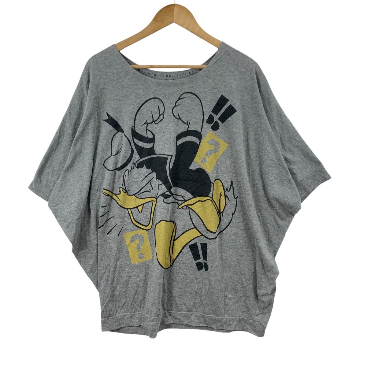 Disney DISNEY DONALD DUCK Angry Cartoon Mickey Blouse Tee Shirt Top Size 3XL / US 20-22 - 4 Thumbnail