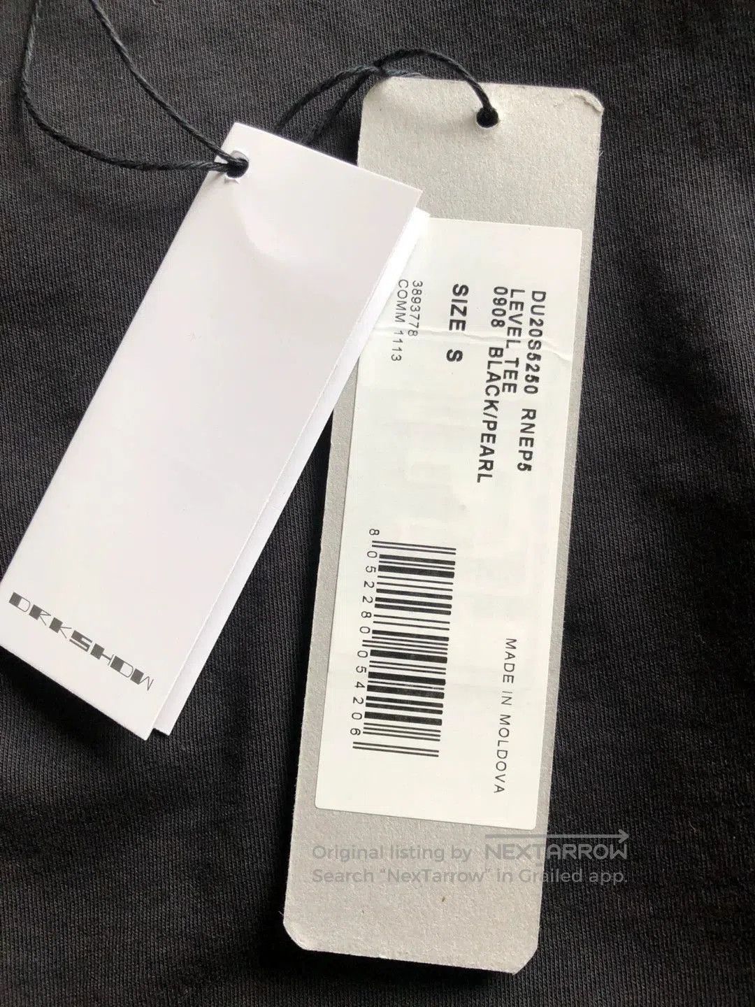Rick Owens Rick Owens Black Short Sleeve T. Size US S / EU 44-46 / 1 - 5 Thumbnail