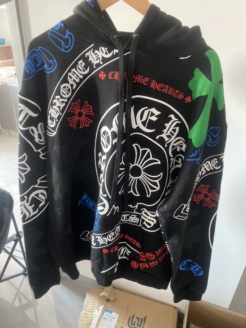 Chrome Hearts Chrome Hearts Black Logo Sweatshirt XL Size US XL / EU 56 / 4 - 1 Thumbnail