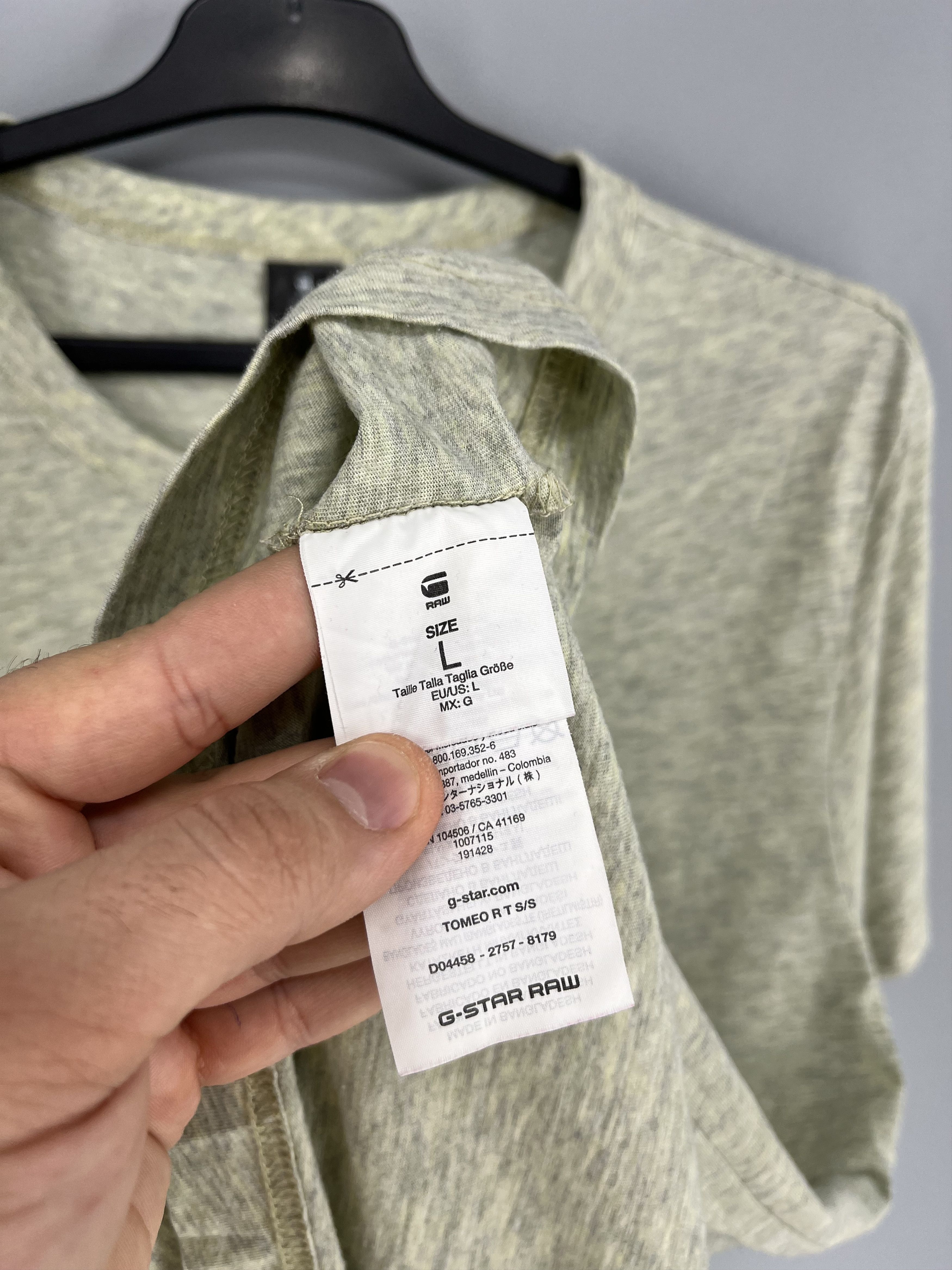Other Vintage G-Star Raw T-Shirt Grey Big Centre Logo Size L Size US L / EU 52-54 / 3 - 8 Thumbnail