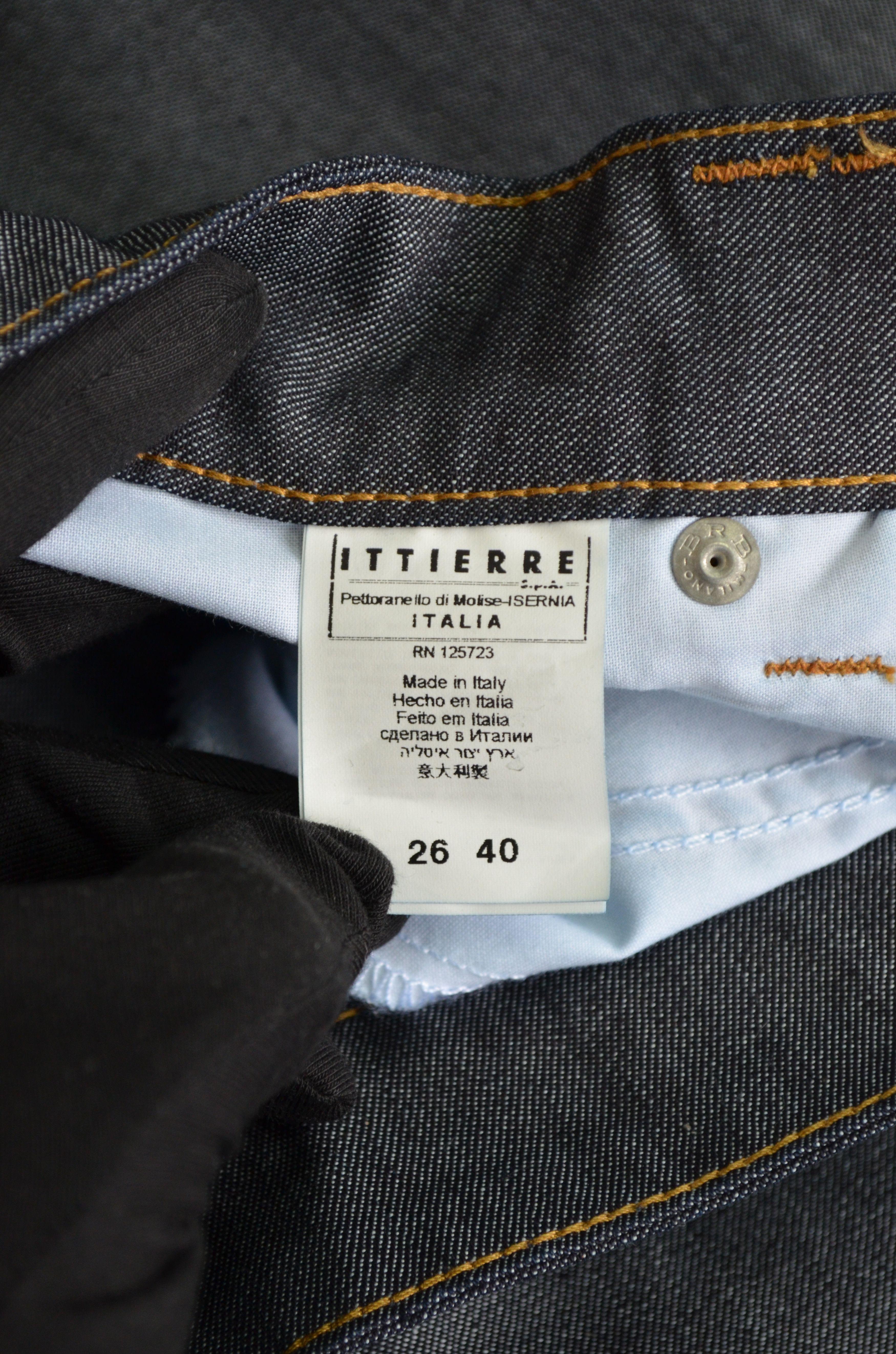 Designer × John Galliano Galliano Luxury Women's Dark Blue Denim Jeans Size 26/27 Size 26" / US 2 / IT 38 - 15 Thumbnail