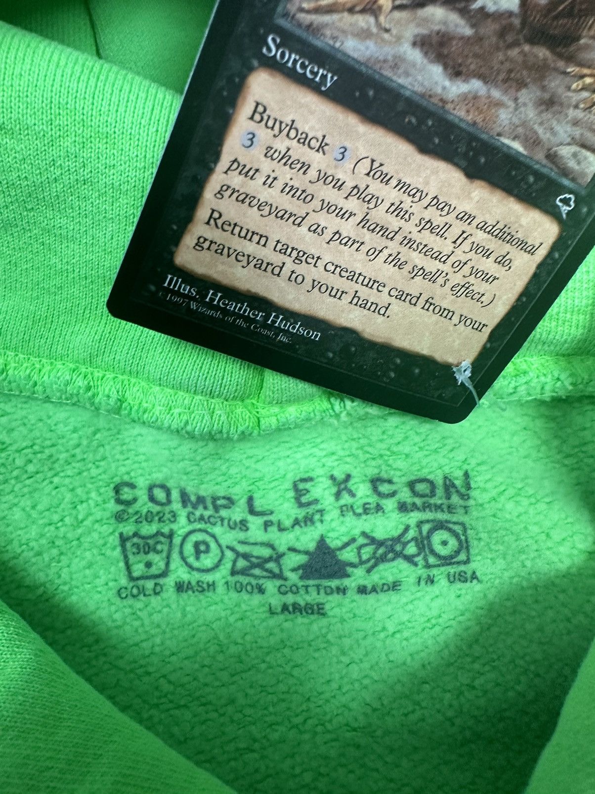 Cactus Plant Flea Market × Complex CPFM Complexcon Hoodie Neon Size US L / EU 52-54 / 3 - 3 Thumbnail