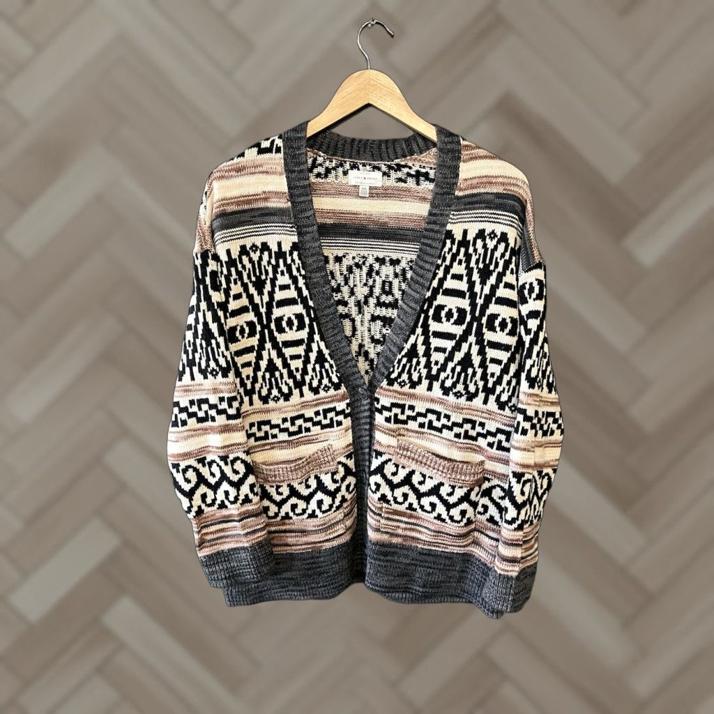 Lucky Brand Lucky Brand Cardigan Women's Multicolor Knit Sweater Size M Size M / US 6-8 / IT 42-44 - 1 Thumbnail