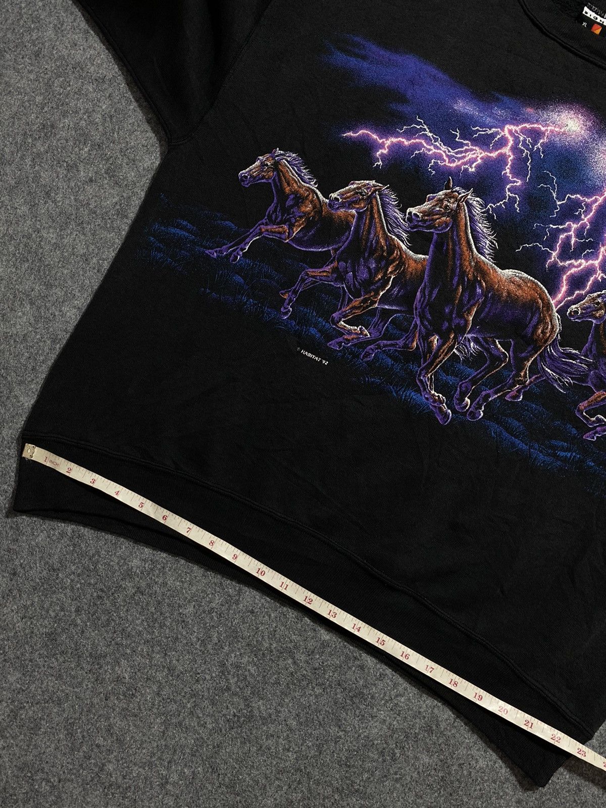 Habitat Vintage habitat 1992 Sweatshirt Thunder Horse Size US XL / EU 56 / 4 - 9 Thumbnail