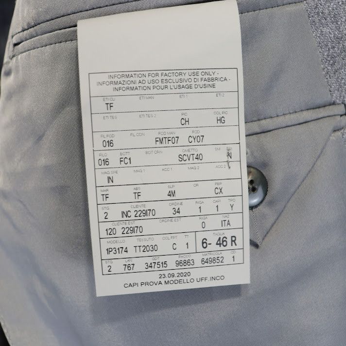 Tom Ford o1rshd1 Jacket Blazer in Grey Size US M / EU 48-50 / 2 - 9 Thumbnail