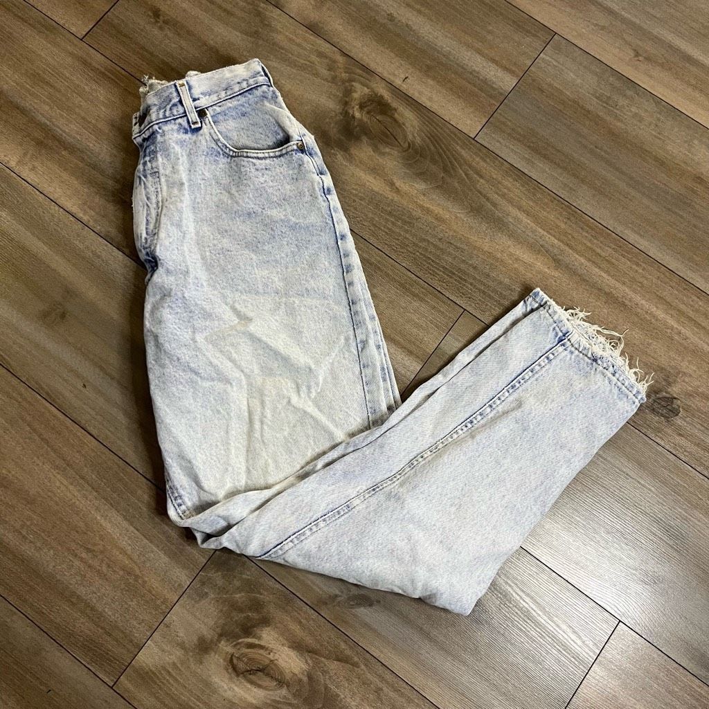Lee Vintage Lee Light Wash Denim Jeans Women 14 Size 31" - 1 Thumbnail