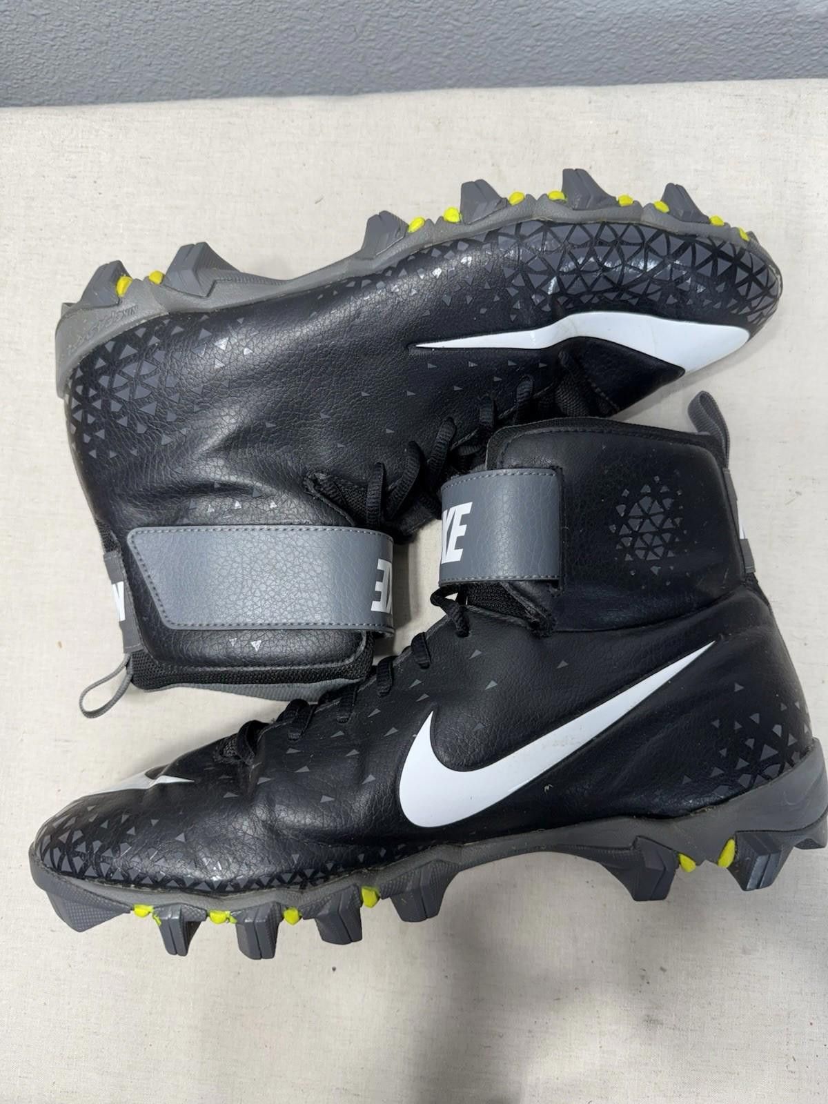 Nike Nike Force Savage Shark Men's Size 10 Football Cleats Black Size US 10 / EU 43 - 8 Thumbnail