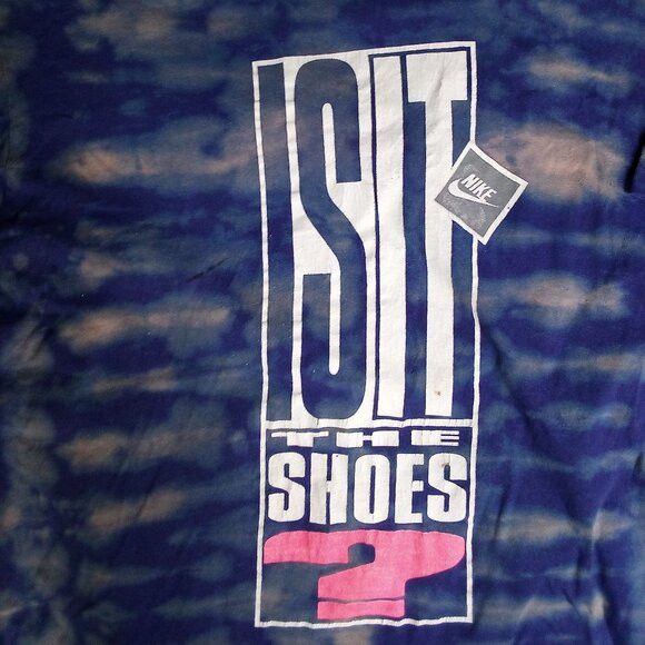 Nike Vintage Nike Is It The Shoes? Spike Lee Reverse Dye T-Shirt Size US XL / EU 56 / 4 - 1 Thumbnail