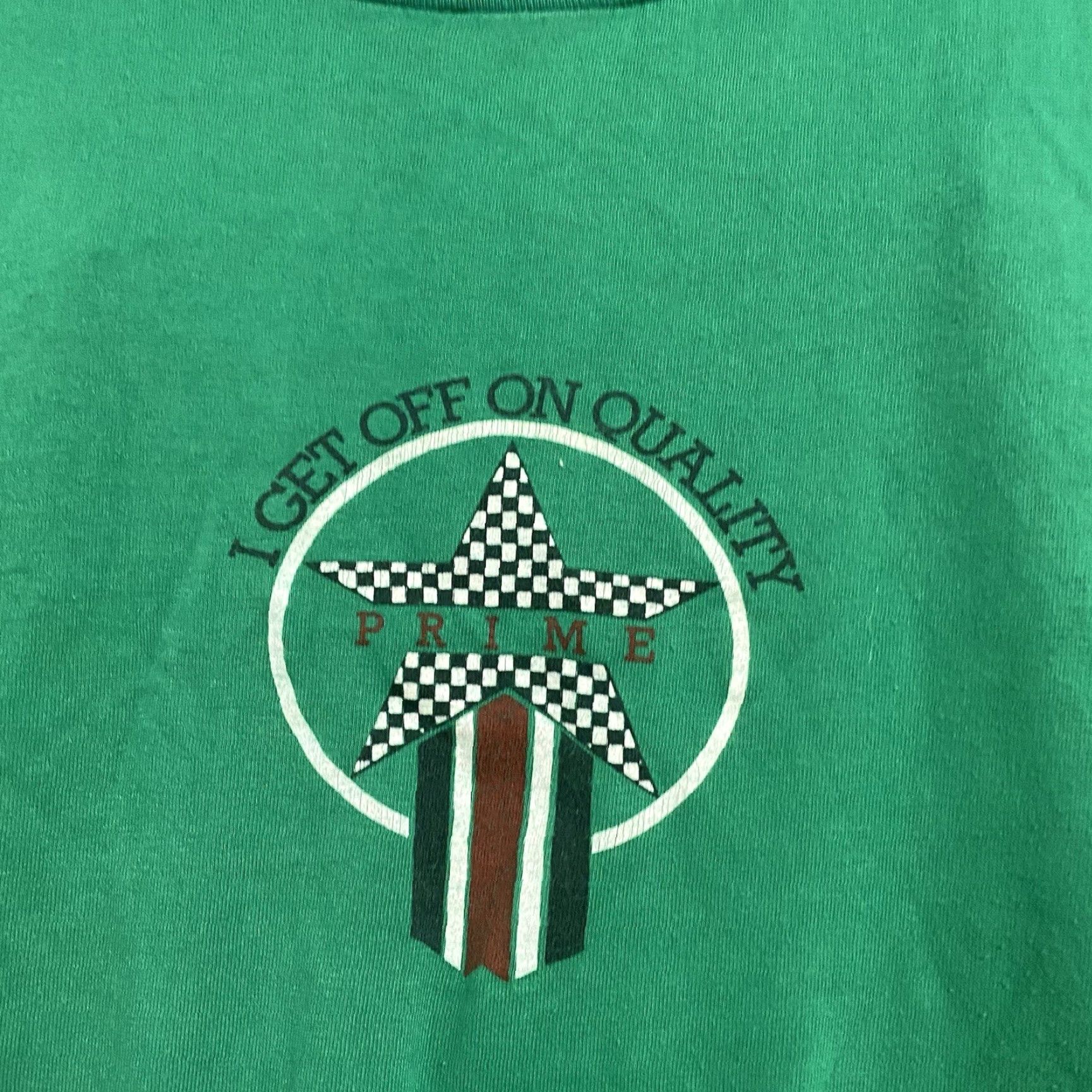 Hanes VINTAGE Hanes Fifty Fifty T Shirt Solid Short Sleeve Crew Neck USA XL Green Men Graphic Print 70s 80s 90s Modern All Seasons Breathable Size US XL / EU 56 / 4 - 2 Thumbnail