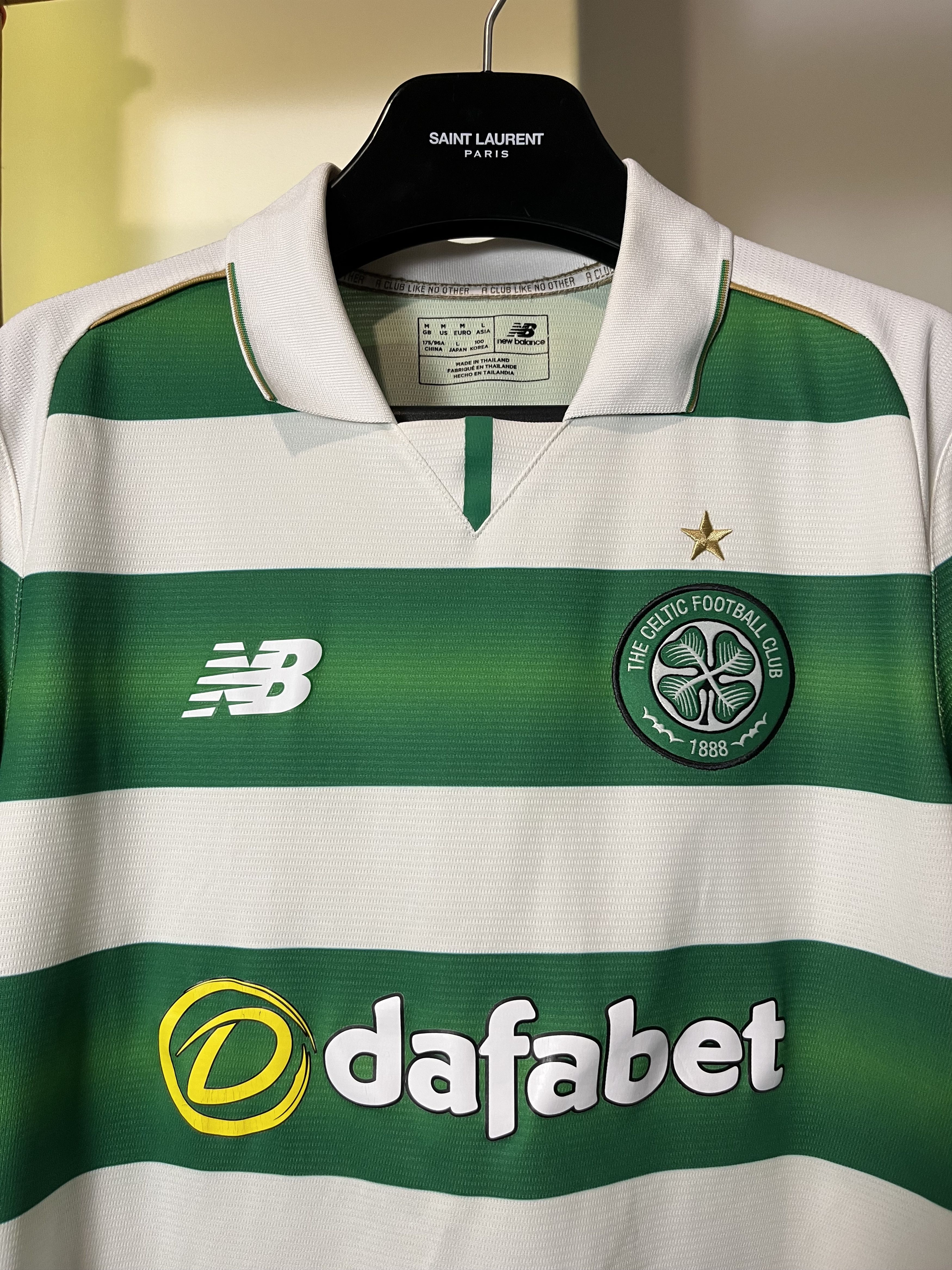New Balance New Balance Celtic 2016/17 Football Jersey Size US L / EU 52-54 / 3 - 3 Thumbnail