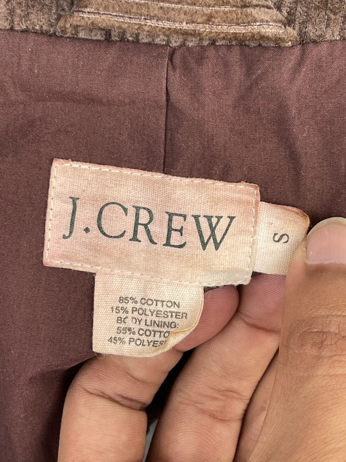 J.Crew × Vintage 🔥Vintage J.Crew Corduroy Button Jacket Size US S / EU 44-46 / 1 - 10 Thumbnail
