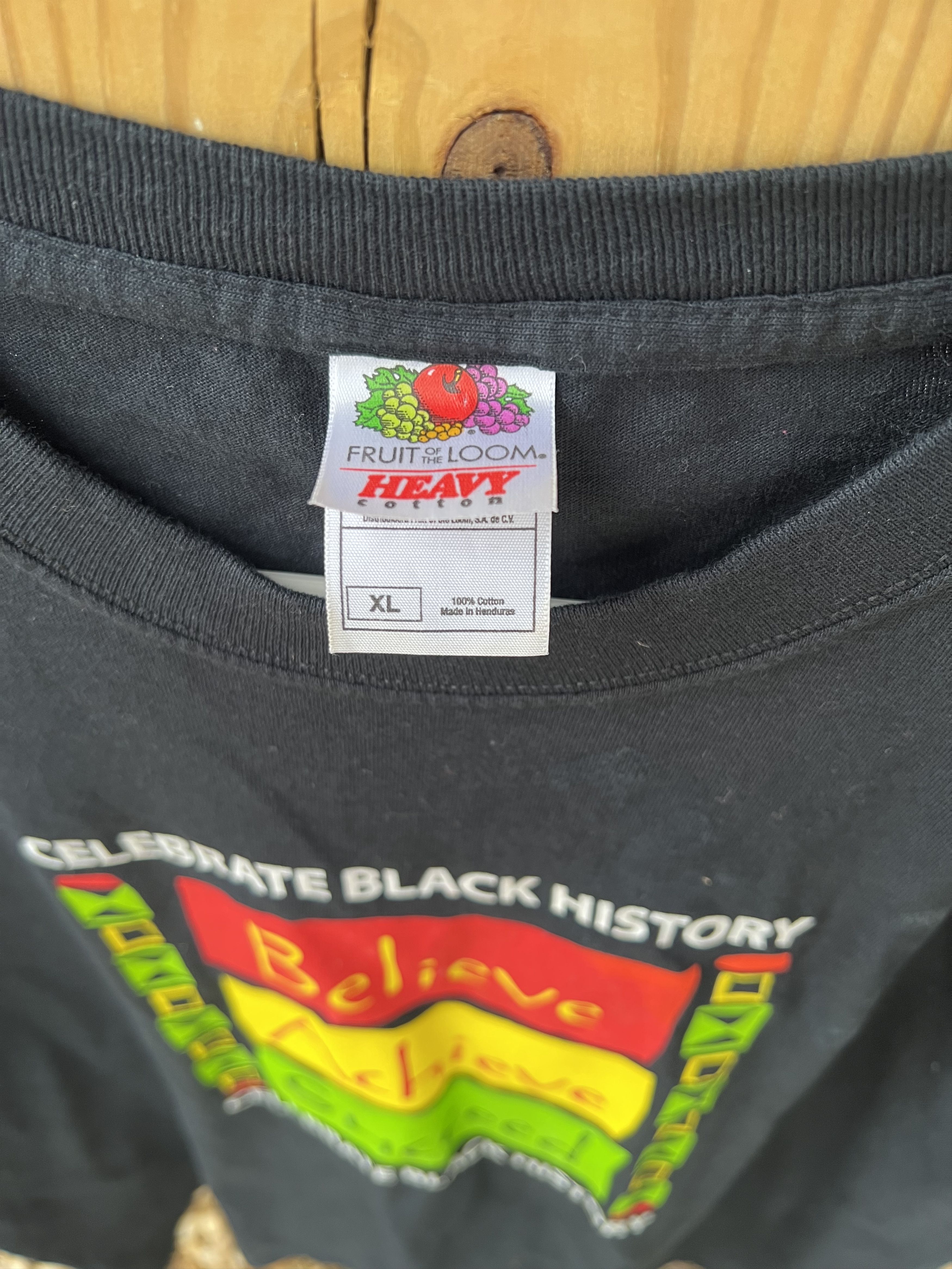 Fruit Of The Loom Believe, Achieve, Succeed Black History Month Tee Size US XL / EU 56 / 4 - 3 Thumbnail