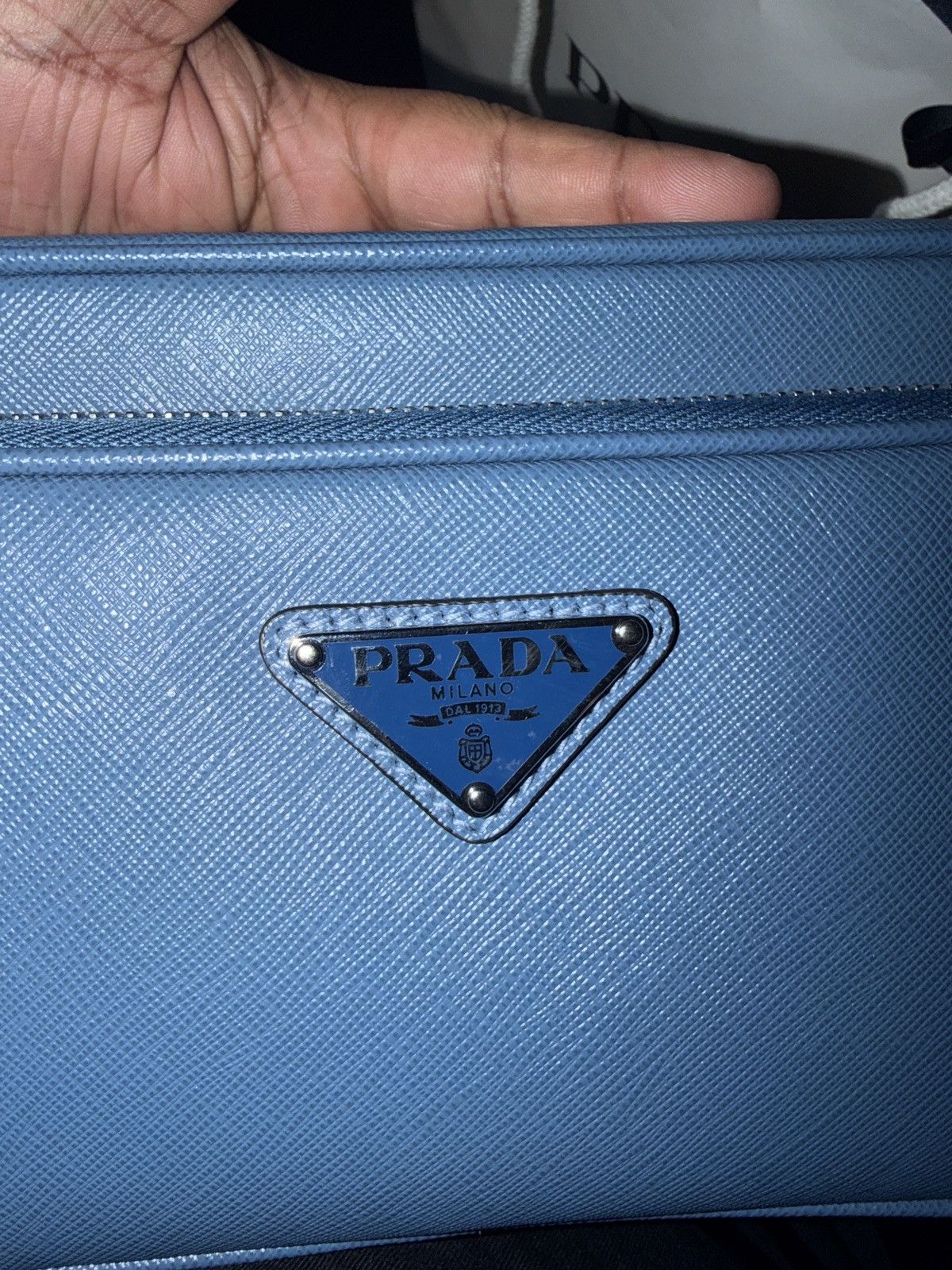 Prada PRADA LIMITED EDITION BLUE SIDEBAG Size ONE SIZE - 5 Thumbnail
