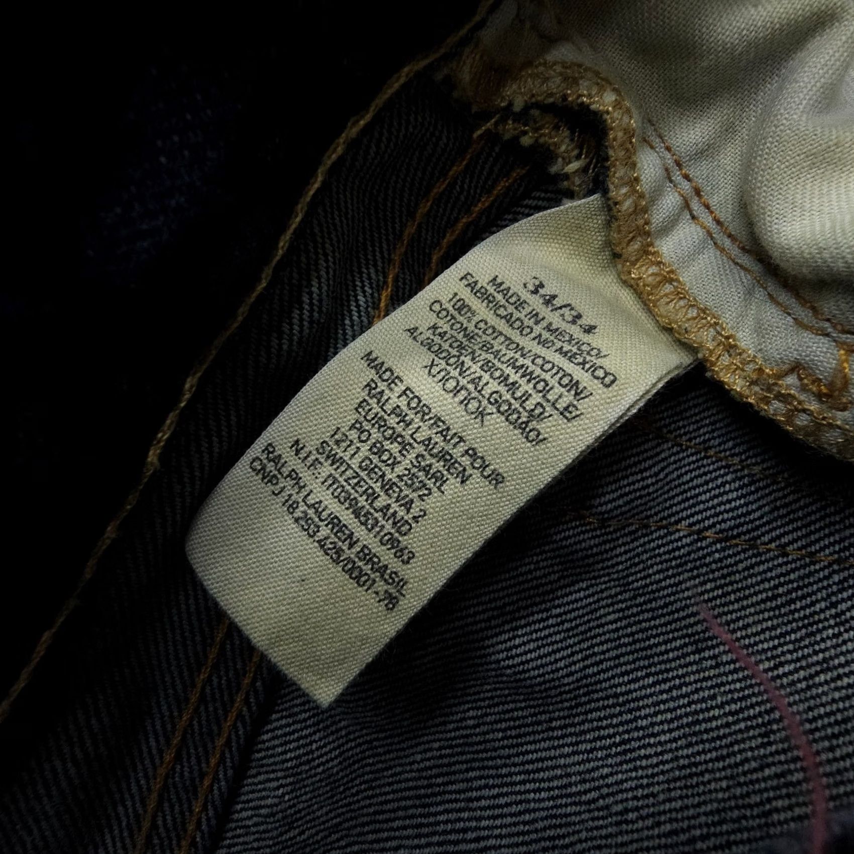 Ralph Lauren Ralph Lauren Denim Supply Slim Straight Jeans Mens 34 x 34 Dark Wash Denim & Supply Size US 34 / EU 50 - 5 Thumbnail