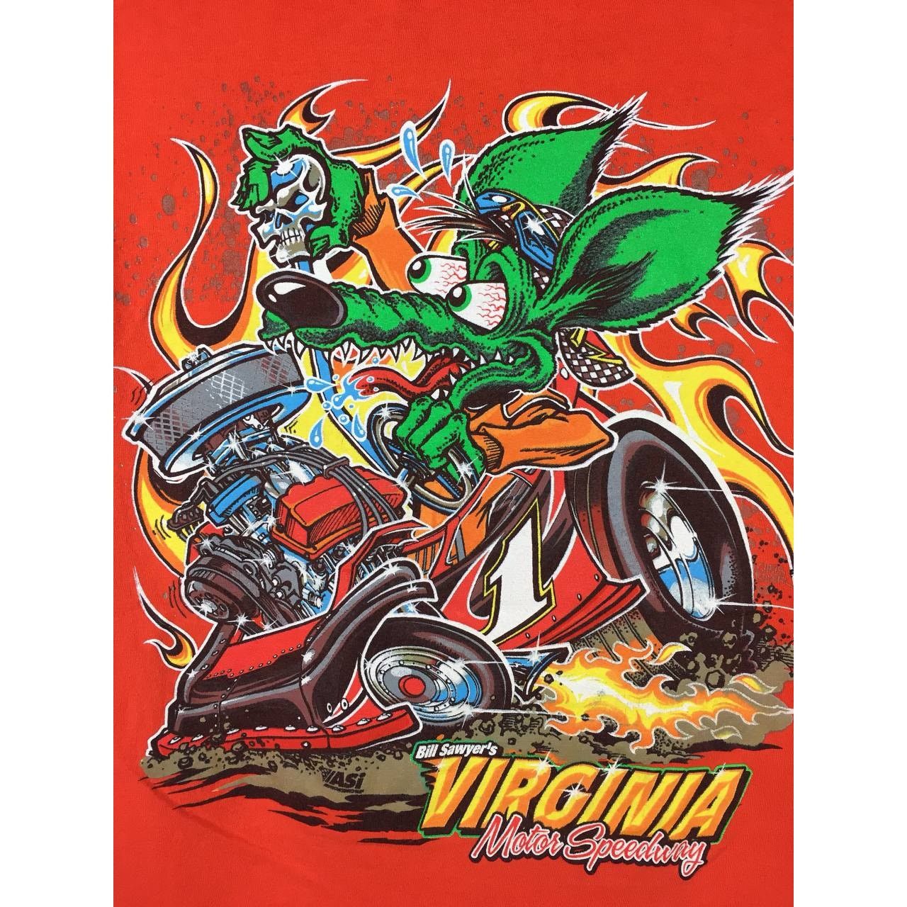 Vintage Virginia Motor Speedway Rat Fink Racing Tee Size US S / EU 44-46 / 1 - 3 Thumbnail