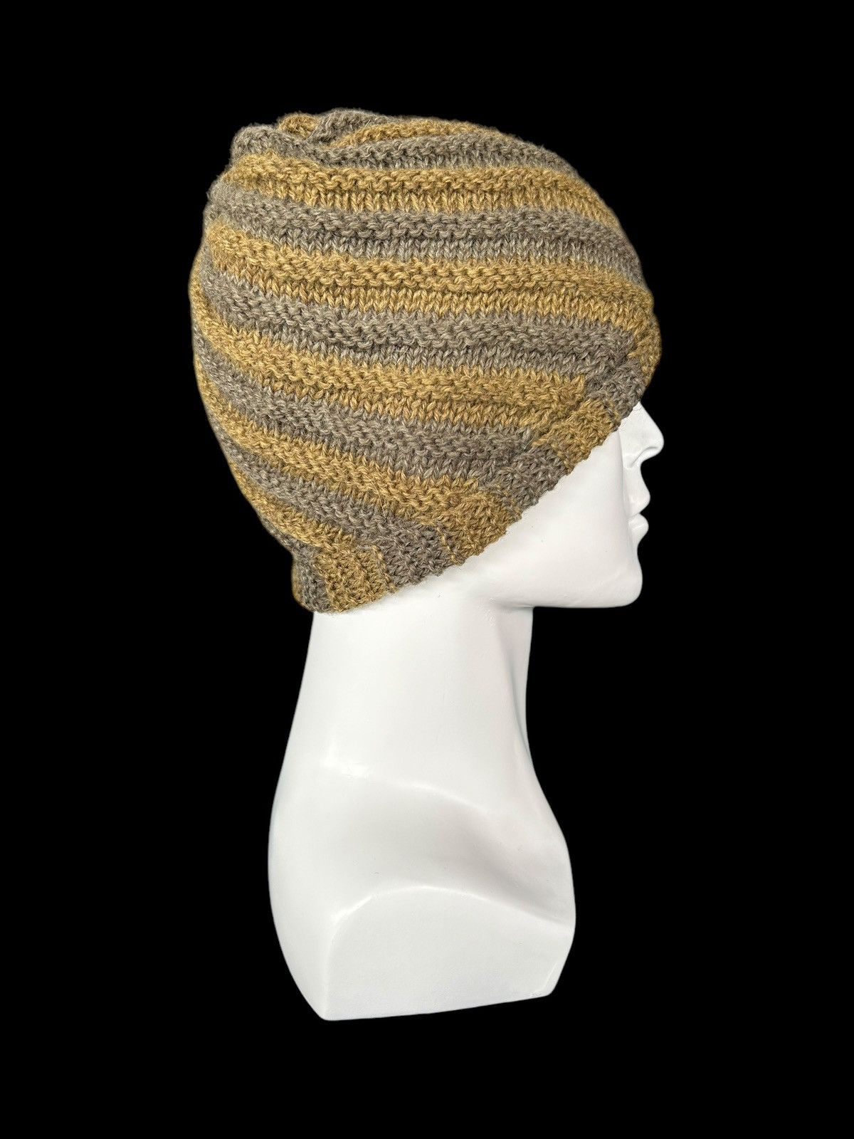 Japanese Brand × Kapital × Vintage Crochet Knotted handmade Beanie Hats Rare ☠️☠️ Size ONE SIZE - 5 Thumbnail