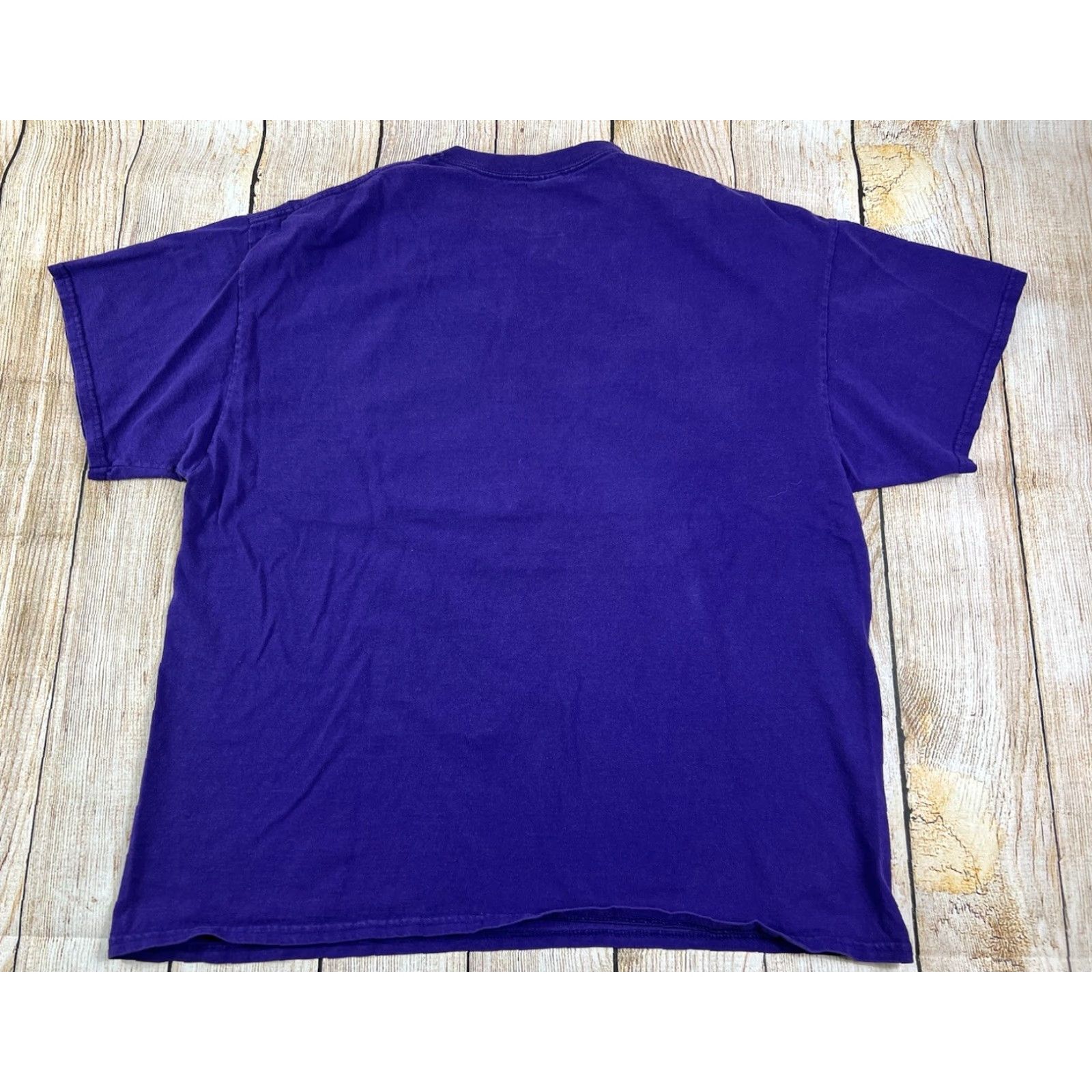 Gildan VINTAGE Gildan T-Shirt Men Grunge Skull Wings Rose Purple Purple T Shirt Size L Regular Graphic Print Short Sleeve 90s Pinkman Gothic Size US L / EU 52-54 / 3 - 2 Thumbnail