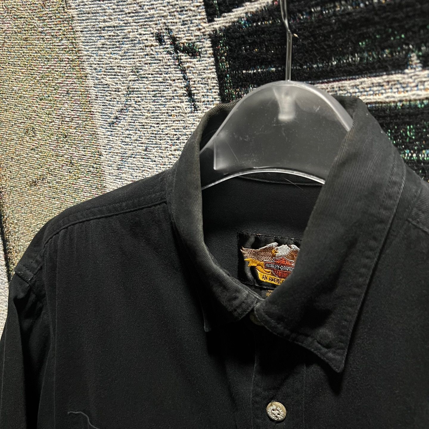 (SOLD OUT) Harley Davidson Short Sleeve Shirt Black