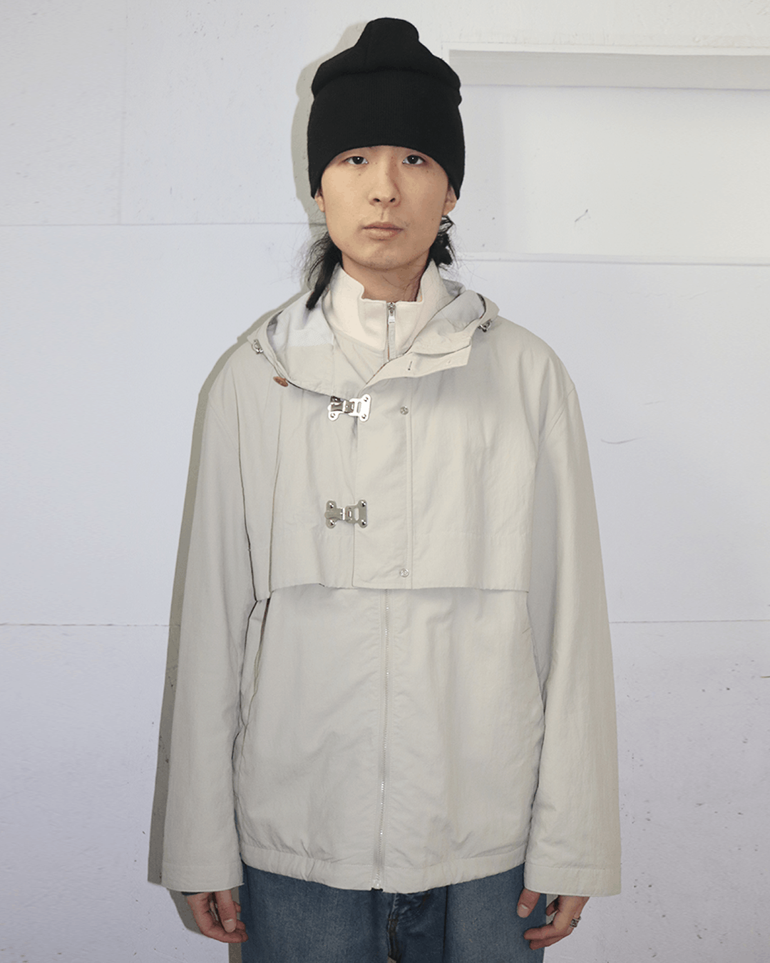 Allegri Allegri SS22 Utility High-Neck Hooded Windbreaker Size US M / EU 48-50 / 2 - 2 Thumbnail