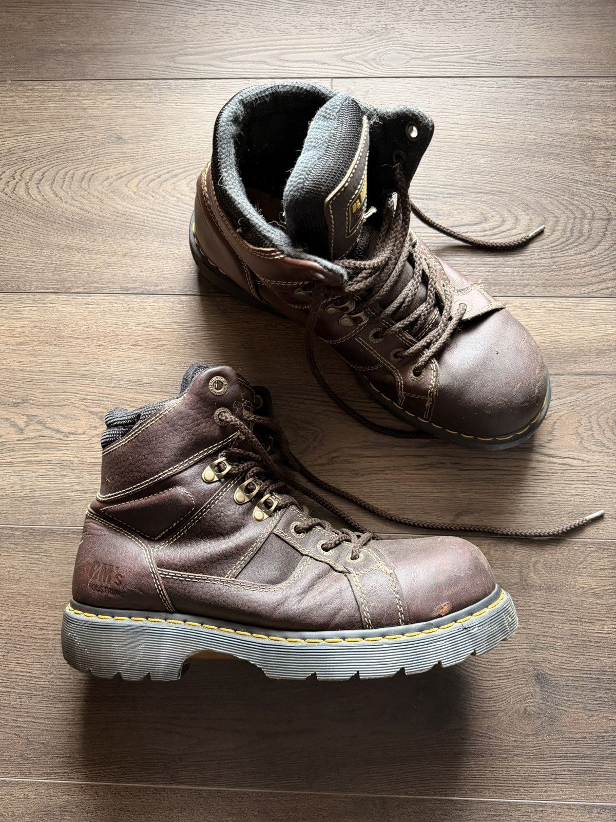 Dr. Martens Vintage 90s Dr.Martens Leather Boots Size US 11 / EU 44 - 1 Thumbnail